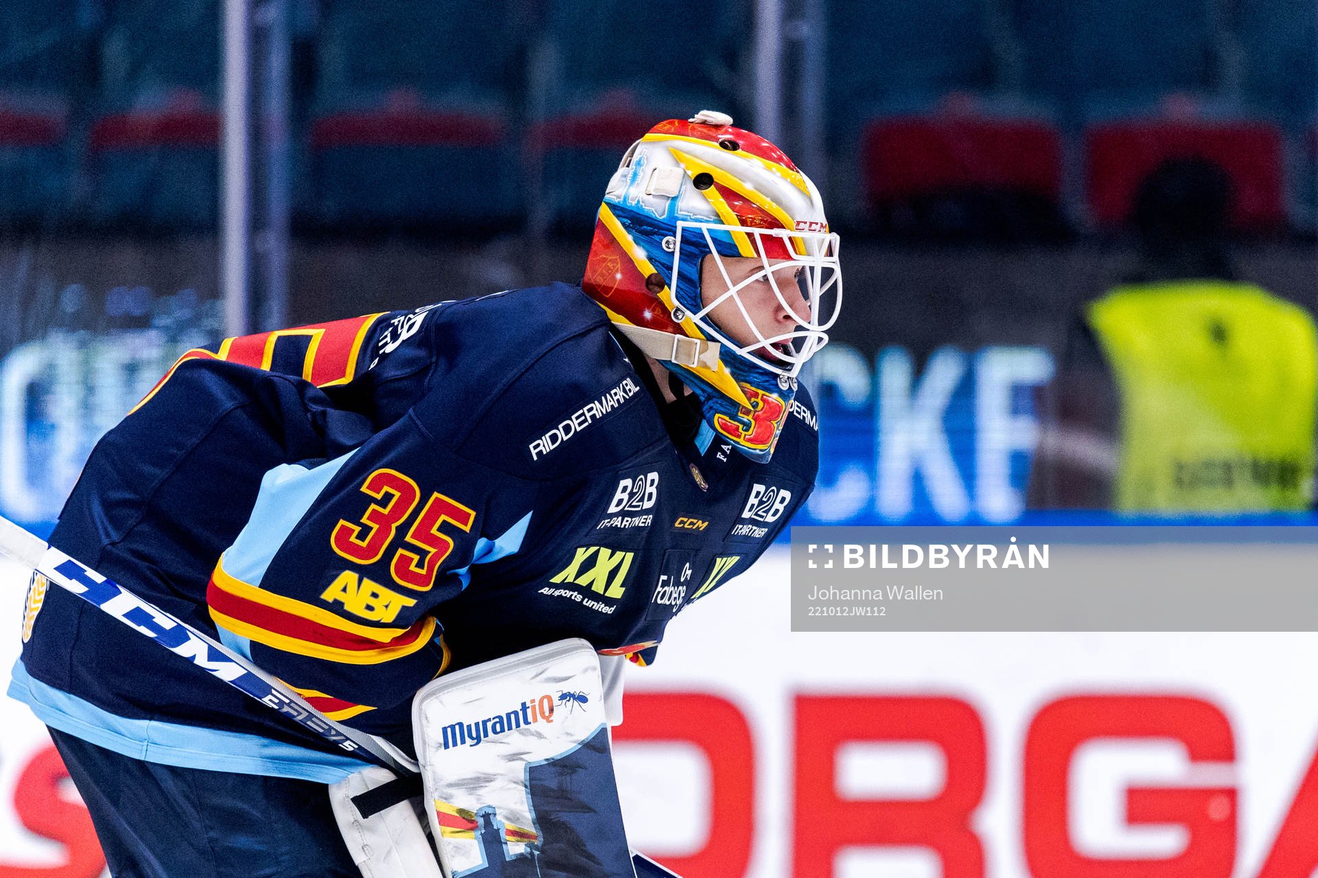 Djurgårdens målvakt Carl Lindbom