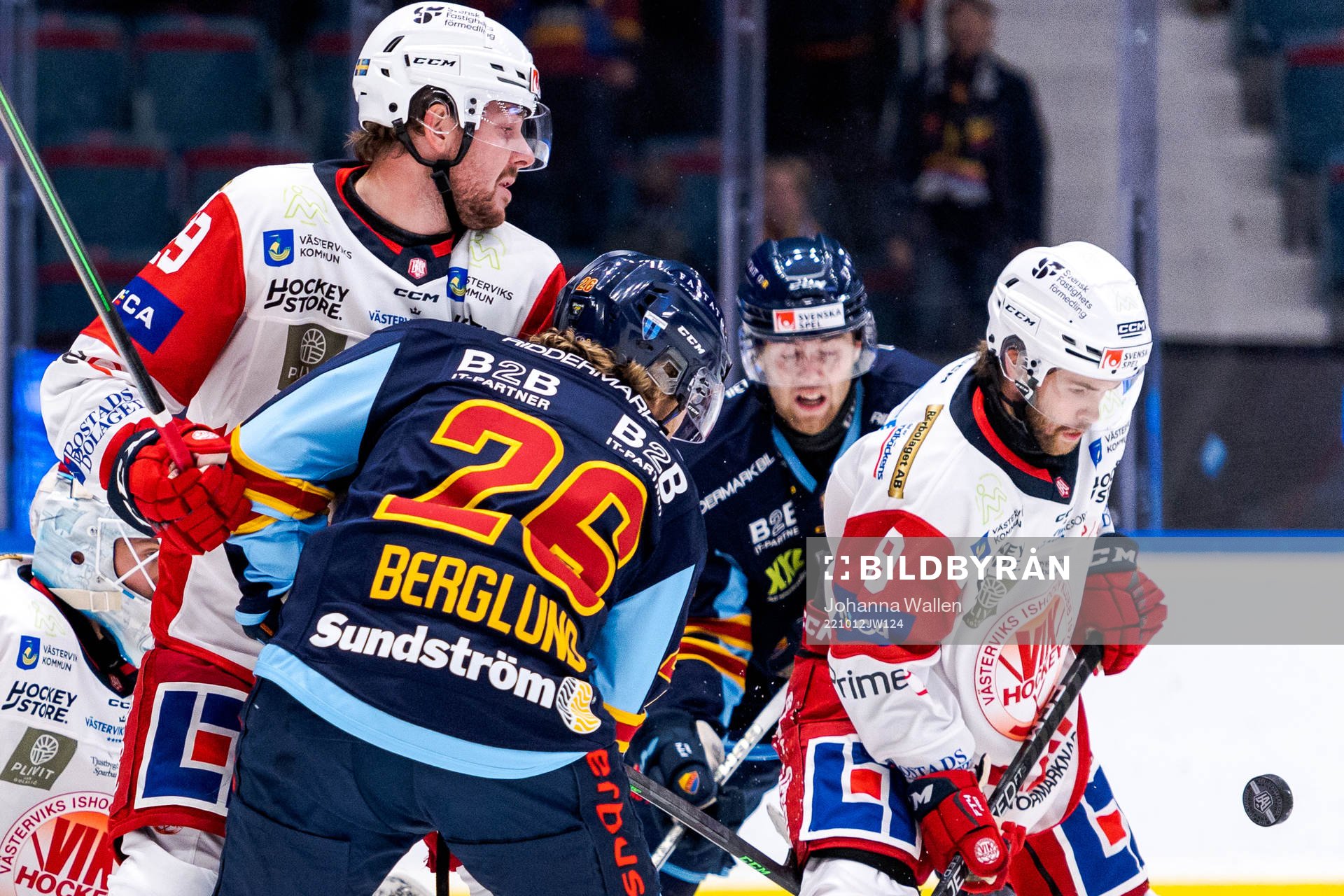 Västerviks Ludwig Stenlund och Anton Öhman mot