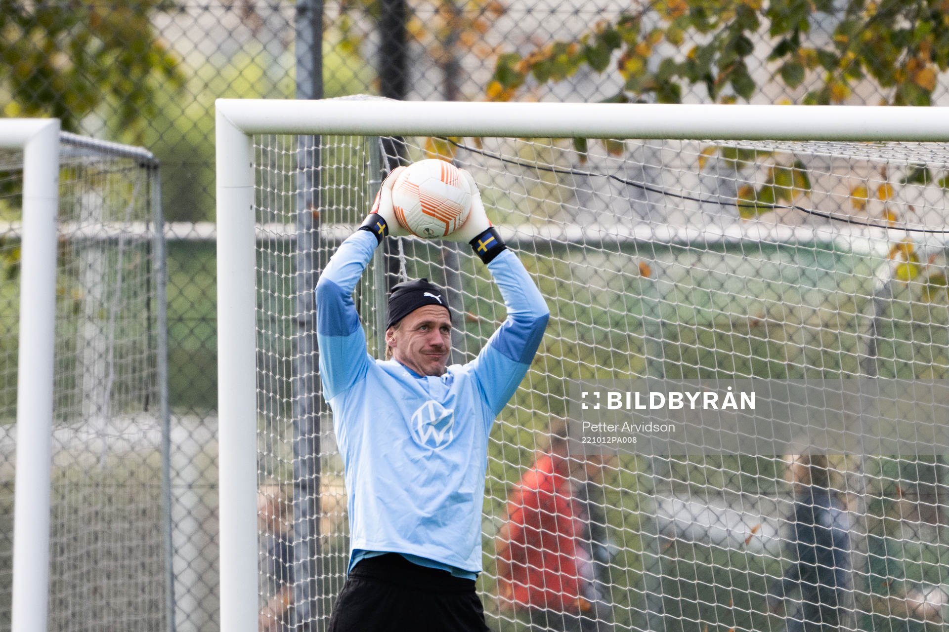Goalkeeper Johan Dahlin