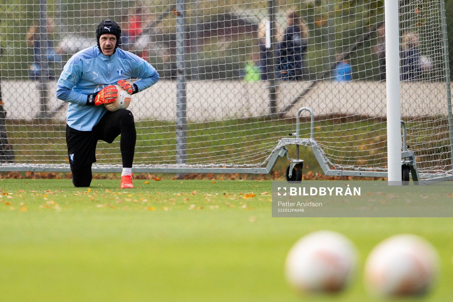 Goalkeeper Johan Dahlin