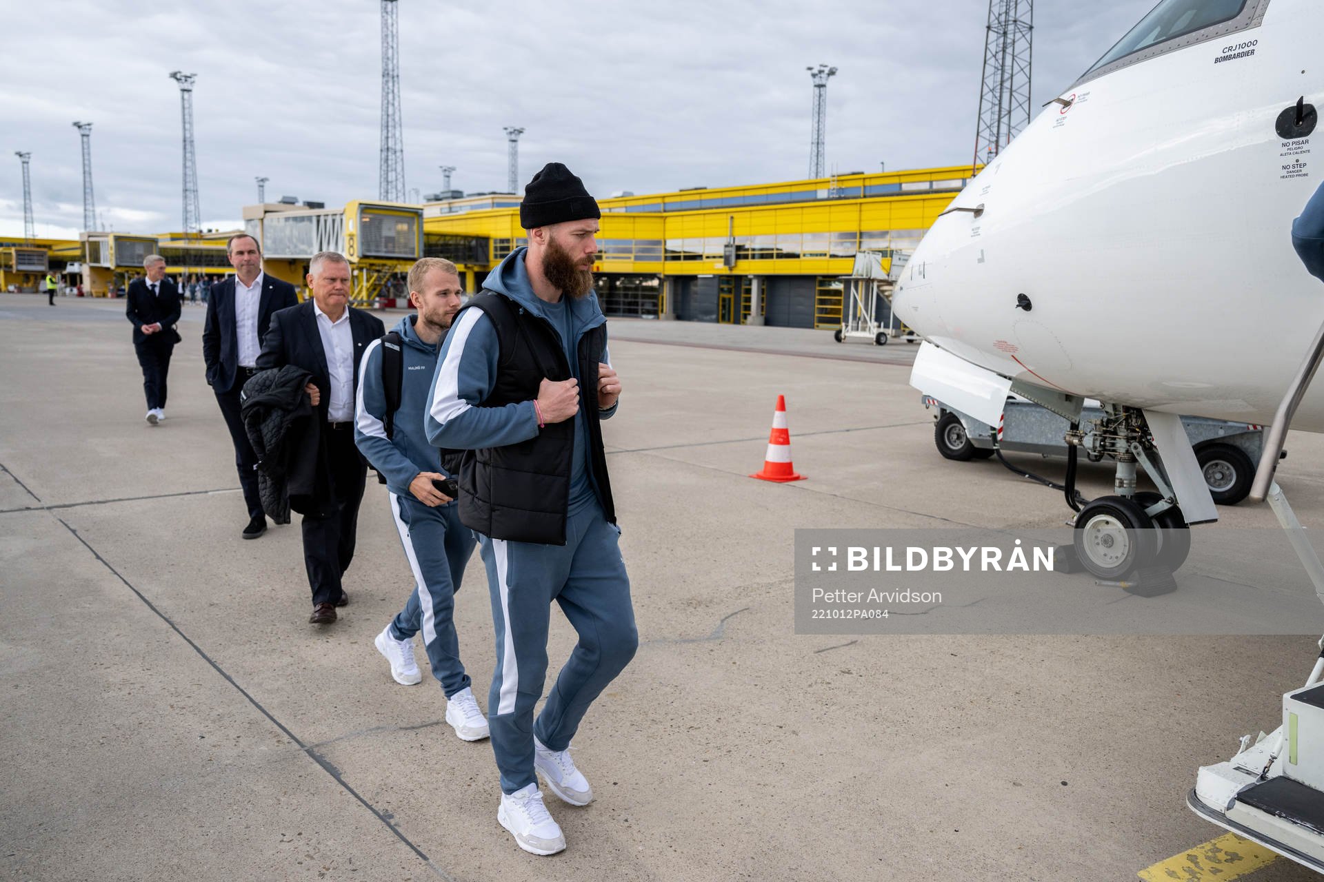 Jo Inge Berget and Oscar Lewicki of Malmö FF