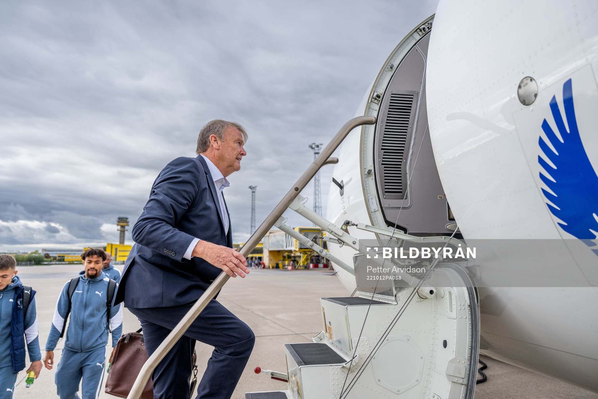 Head coach Åge Hareide of Malmö FF