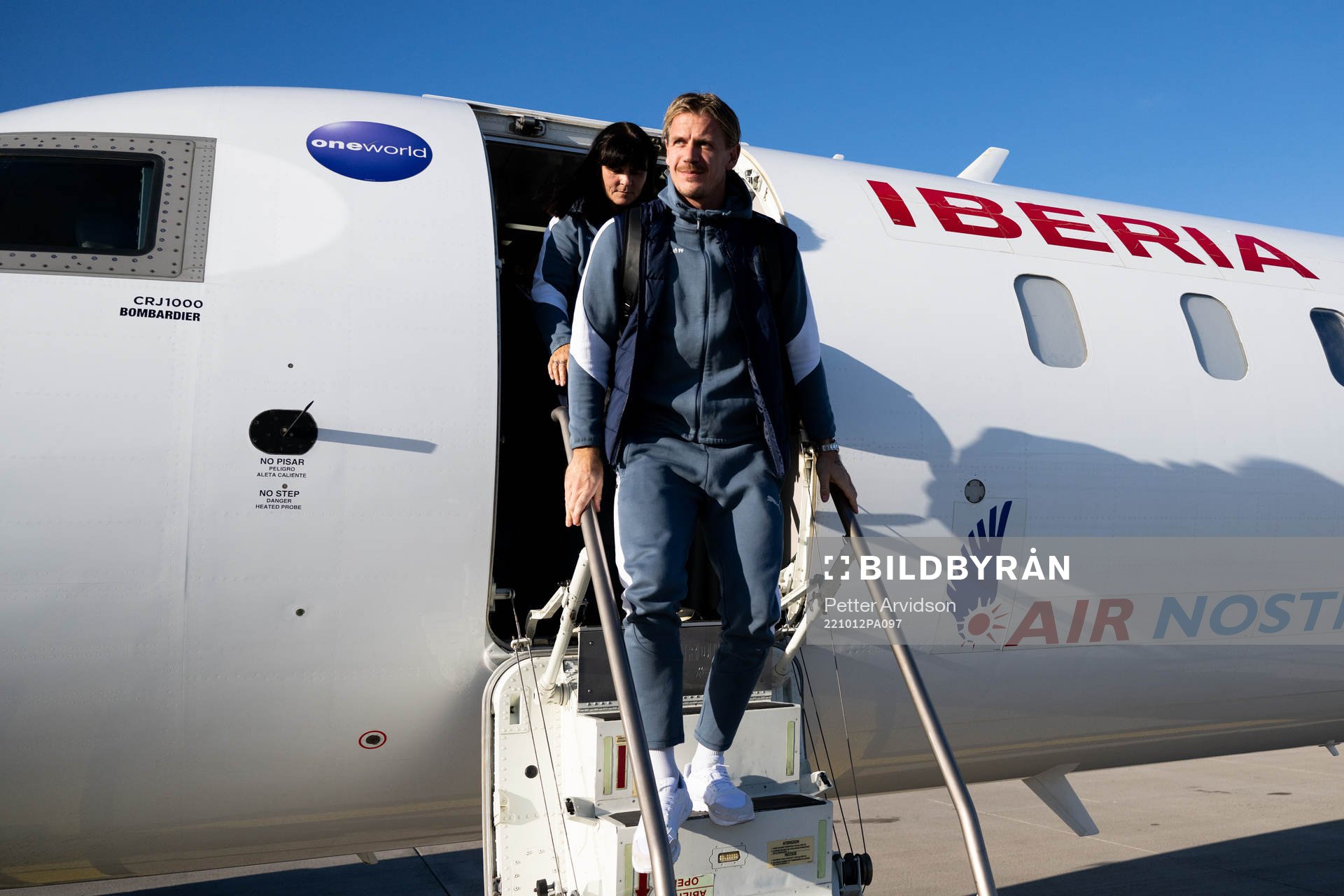 Goalkeeper Johan Dahlin arrives in Berlin