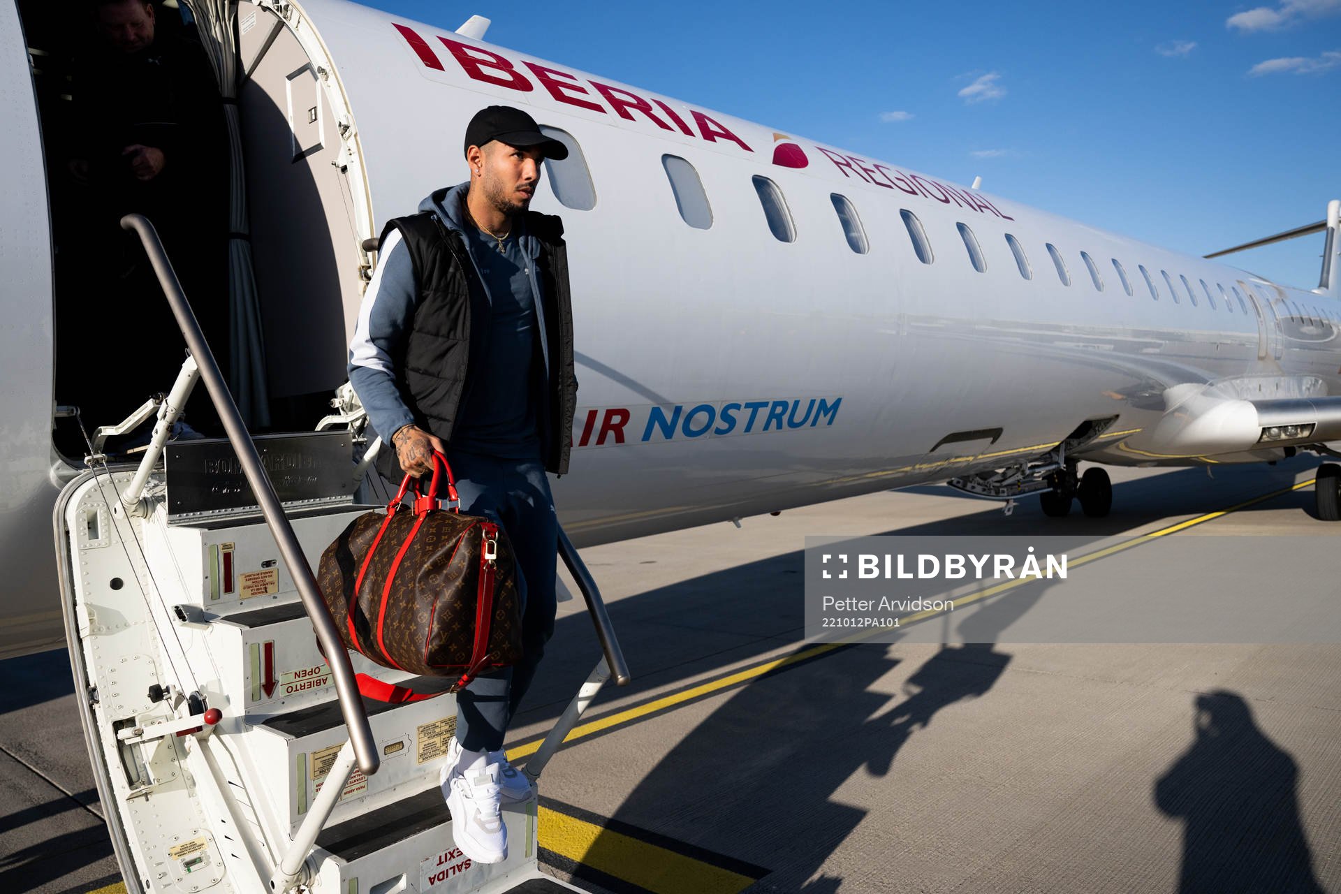 Sergio Pena arrives in Berlin