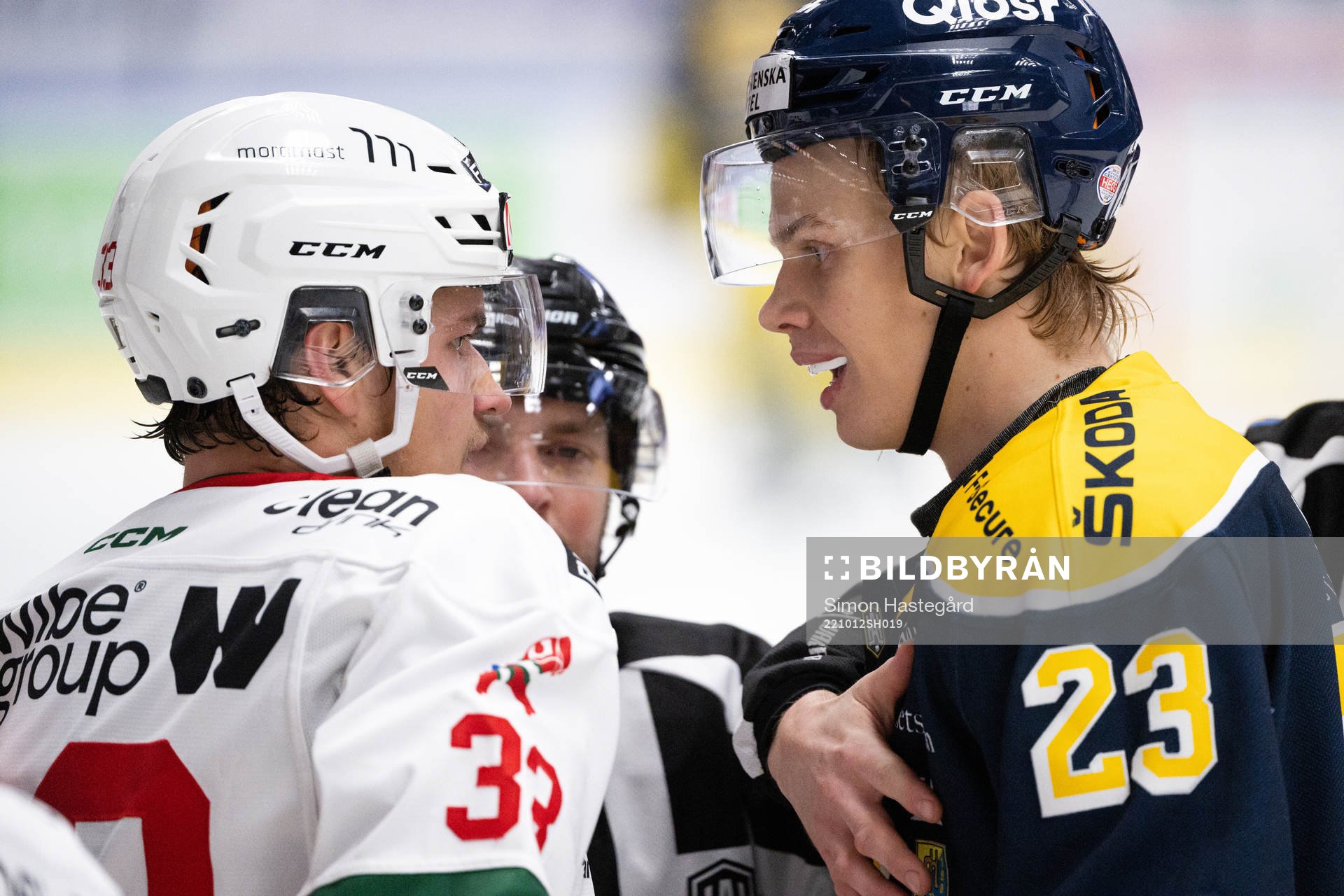 Moras Olle Strandell och Södertäljes Albert Sjöberg
