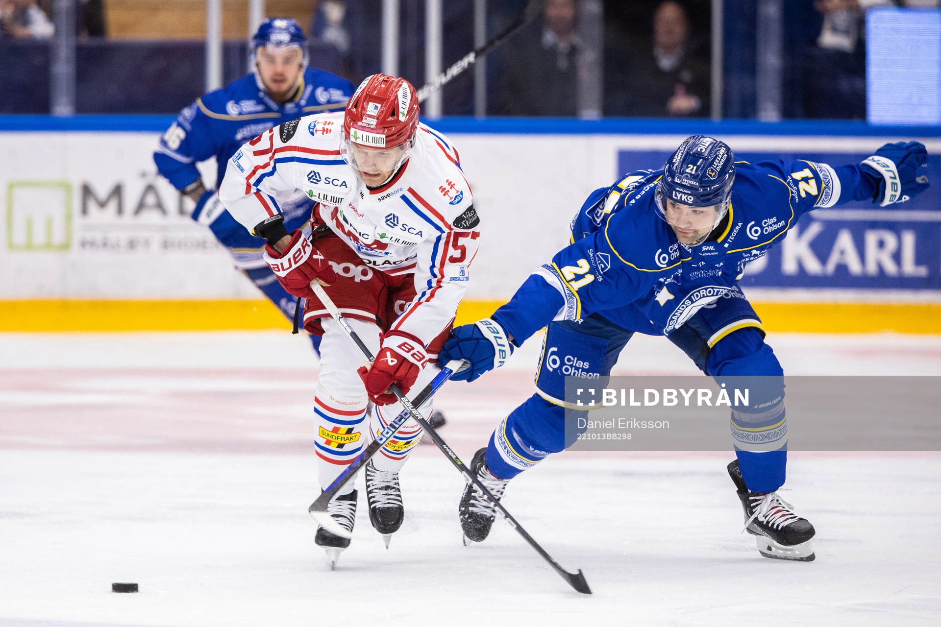Timrås Anton Wedin och Leksands John Quenneville