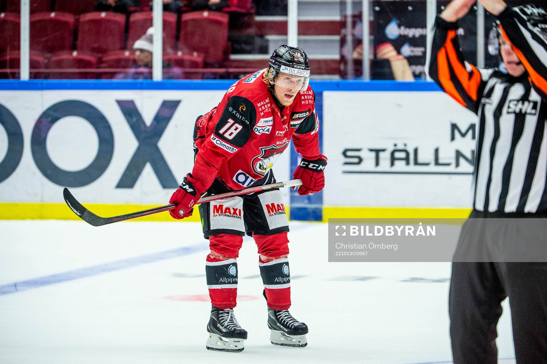 Malmö Redhawks Marcus Sylvegård