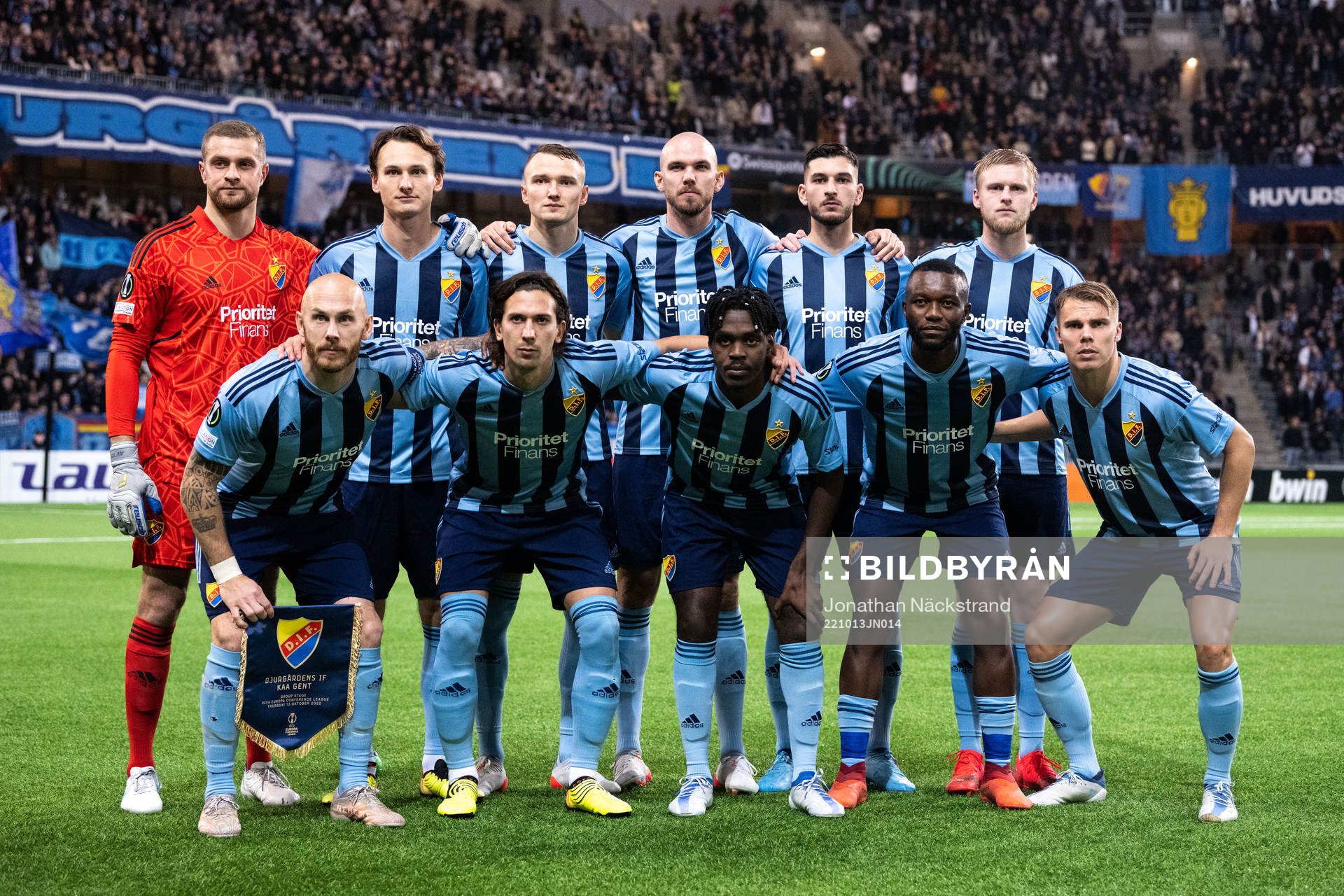 The starting eleven of Djurgården