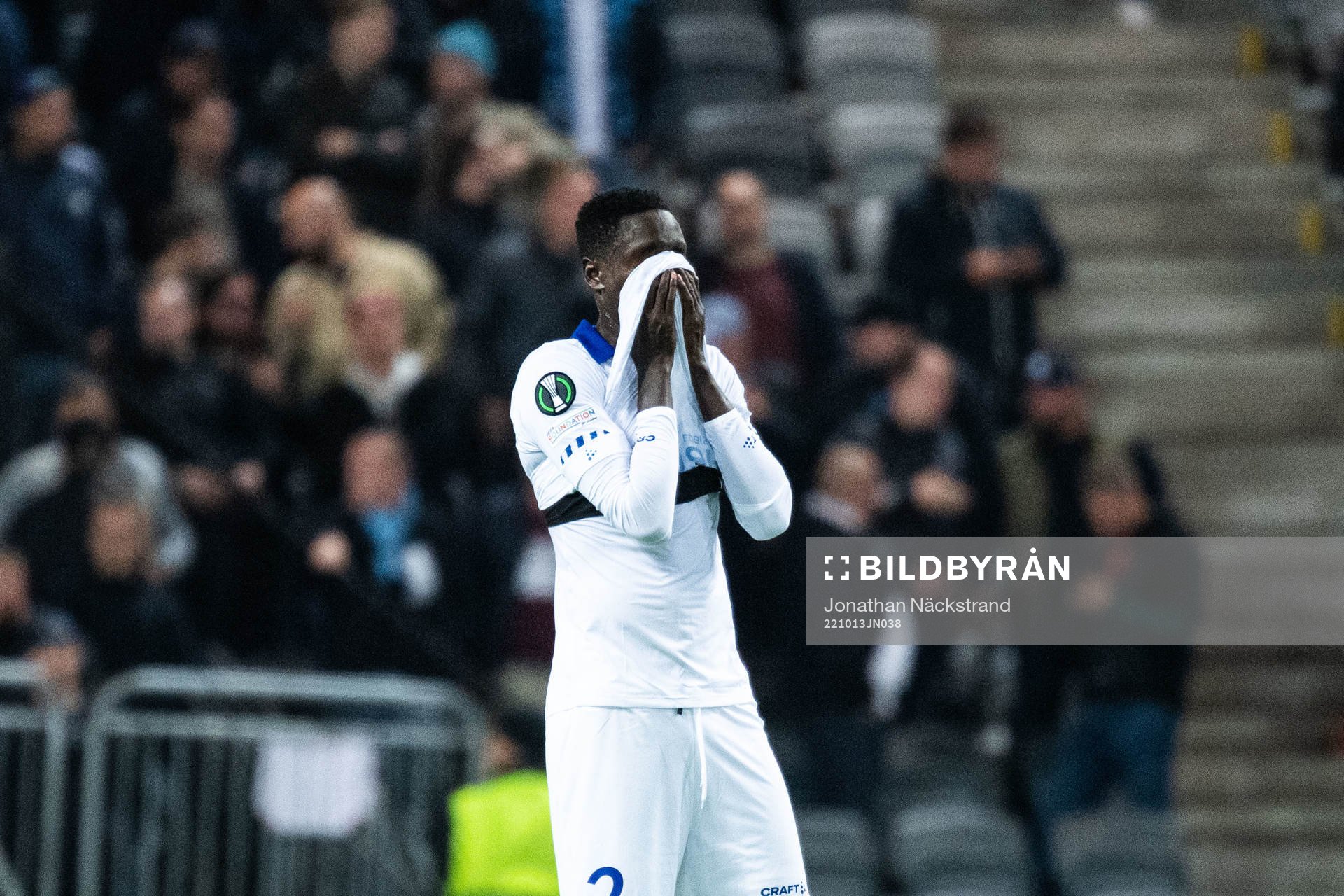 Joseph Okumu of Gent looks dejected