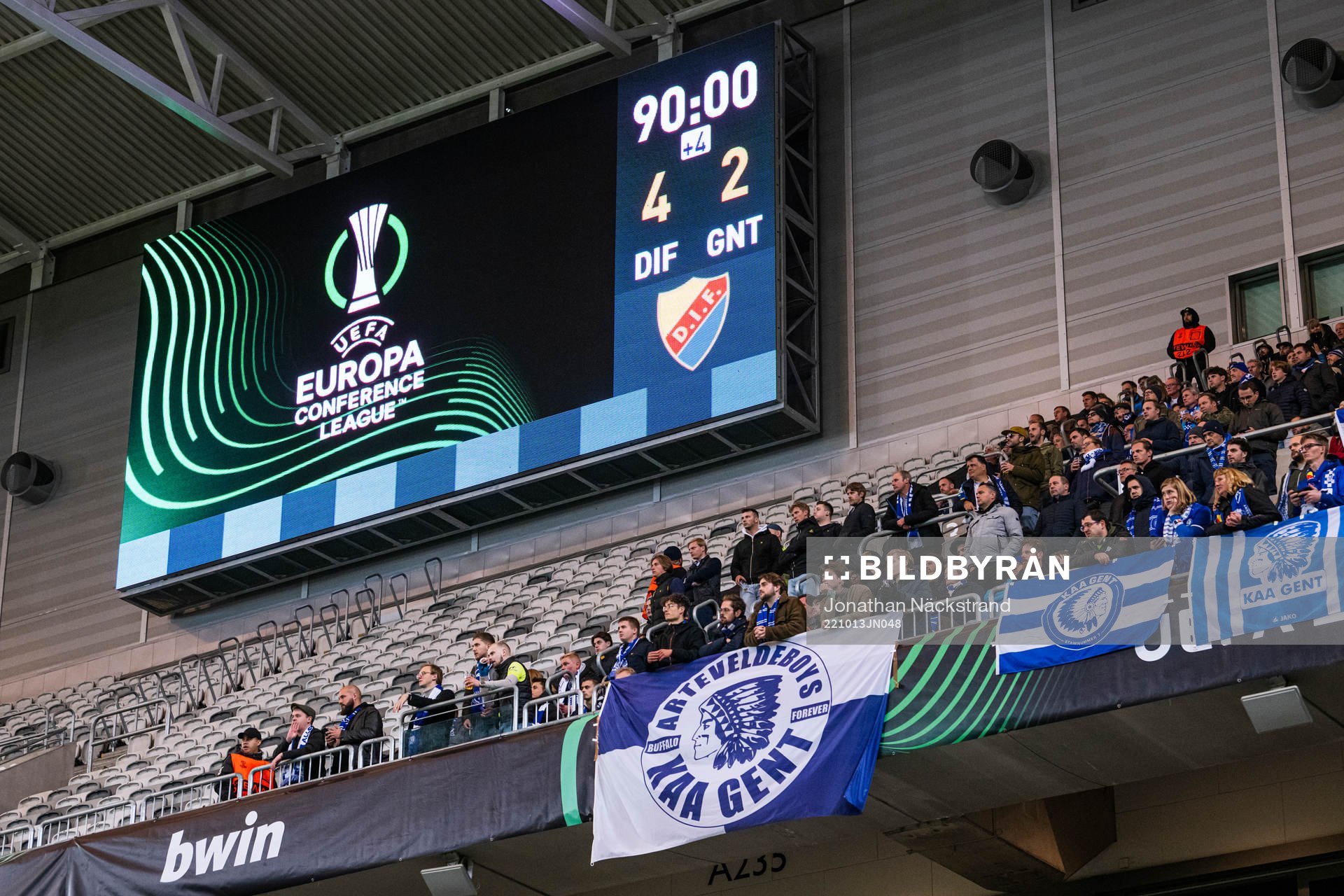 The score is displayed