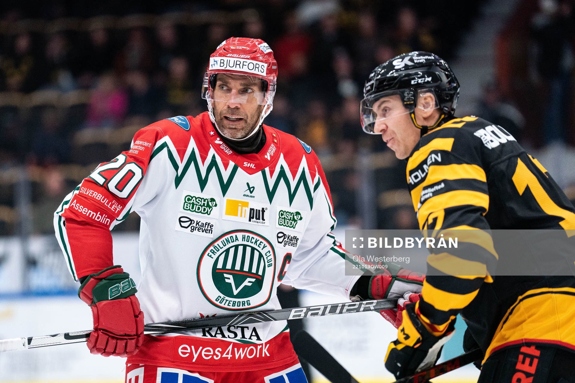 Frölundas Joel Lundqvist och Skellefteås Pär Lindholm