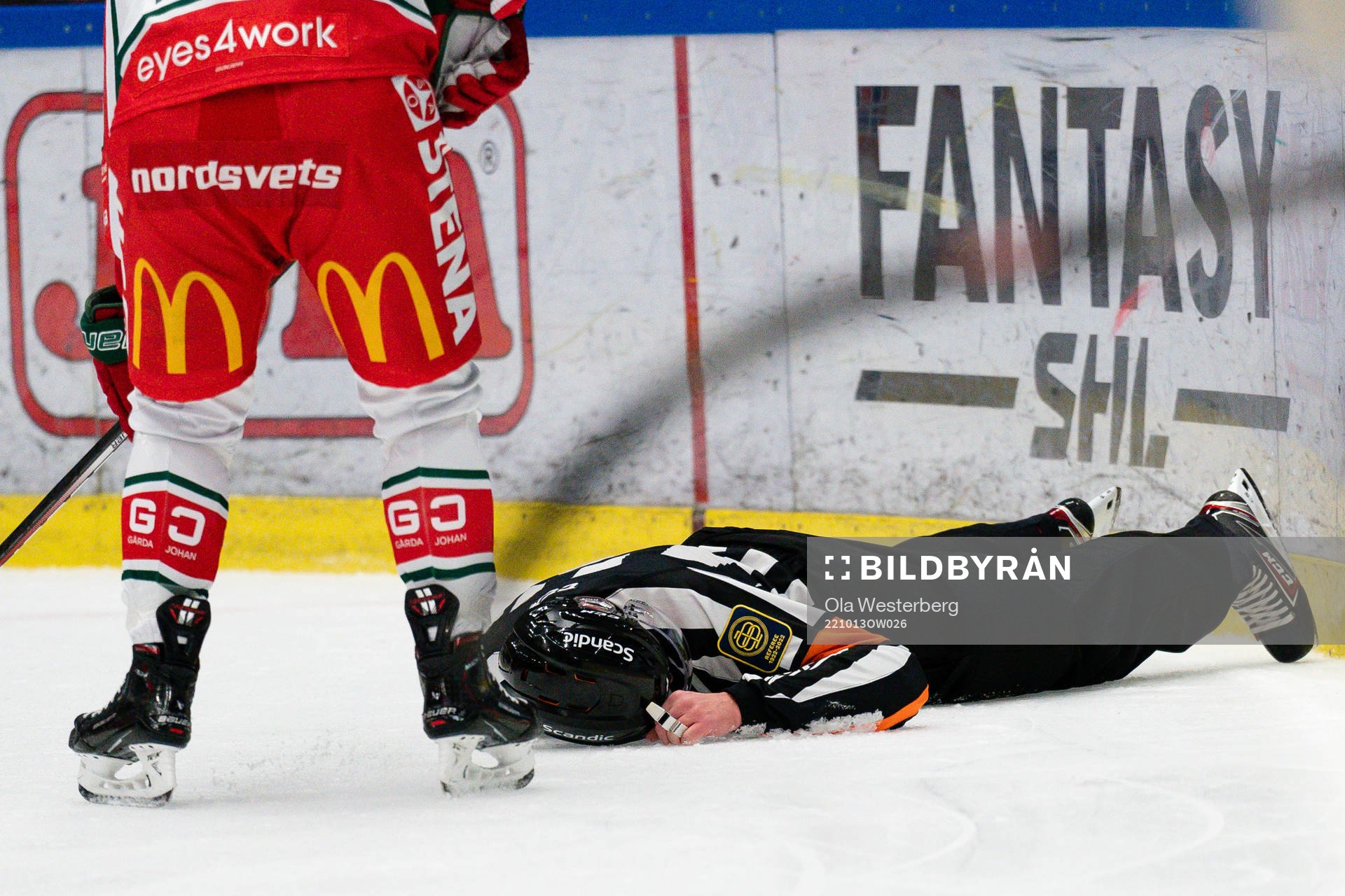 under ishockeymatchen i SHL mellan Skellefteå och Frölunda