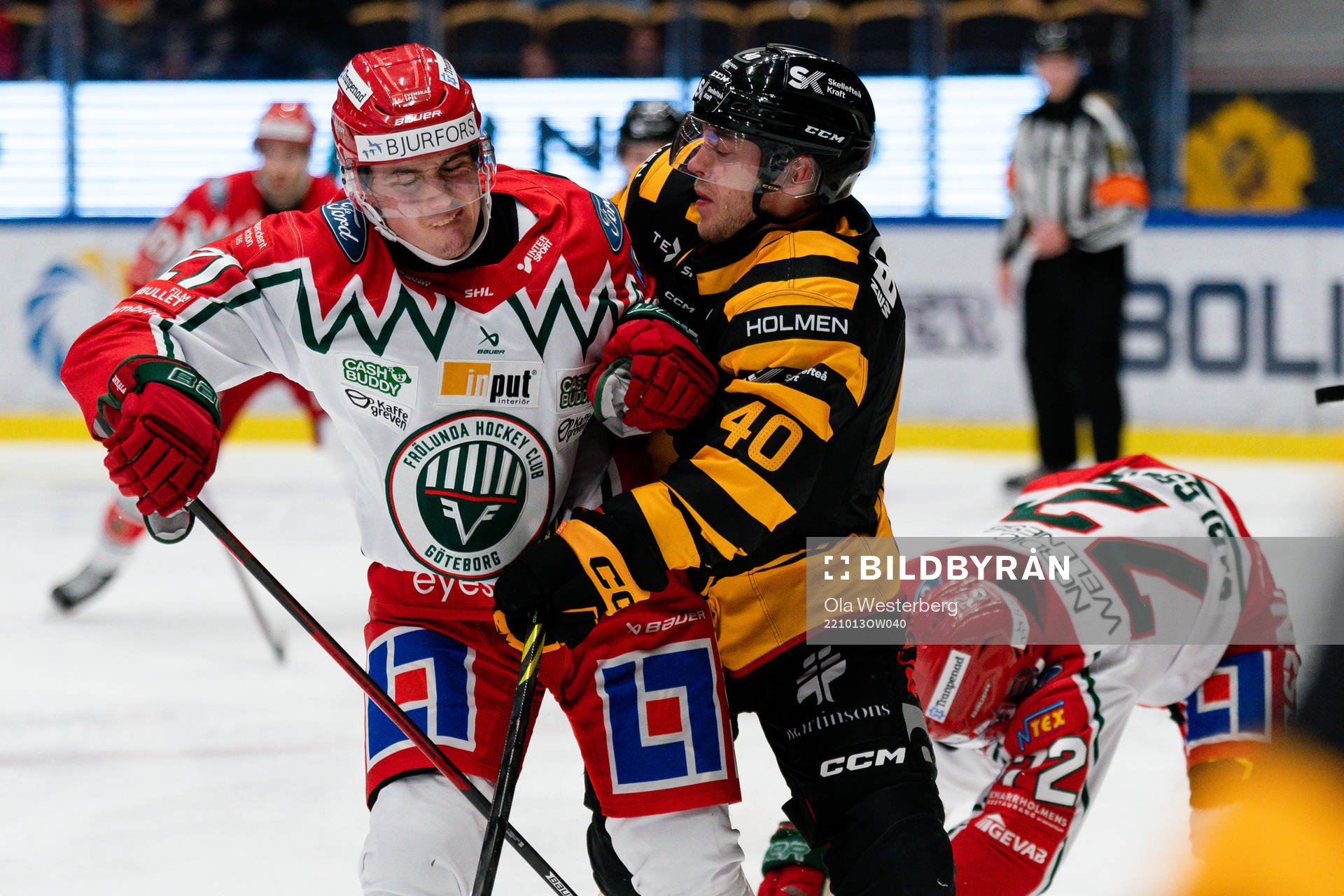 Frölundas Jere Innala  och Skellefteås Andreas Wingerli