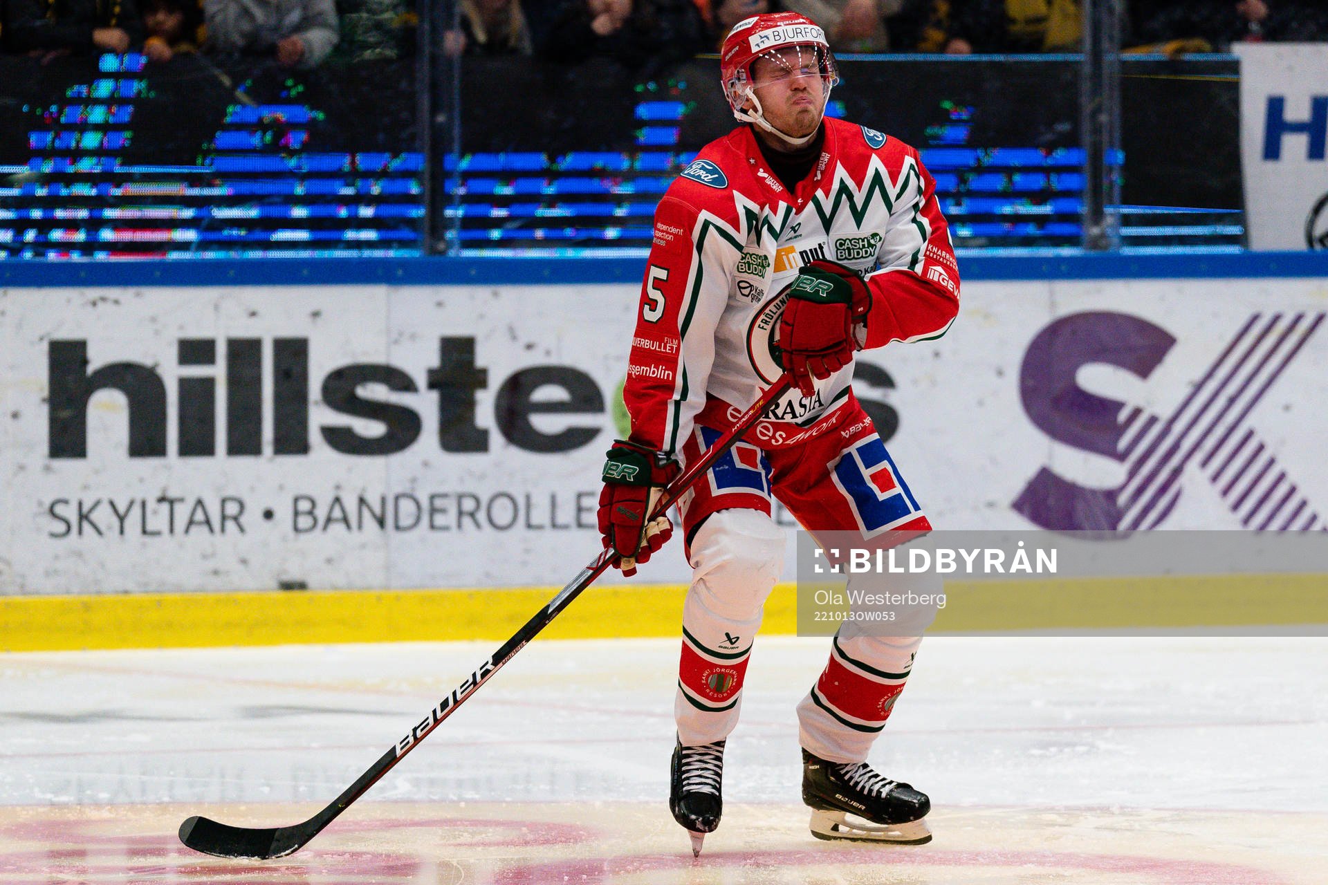 Frölundas Filip Johansson skadade sig