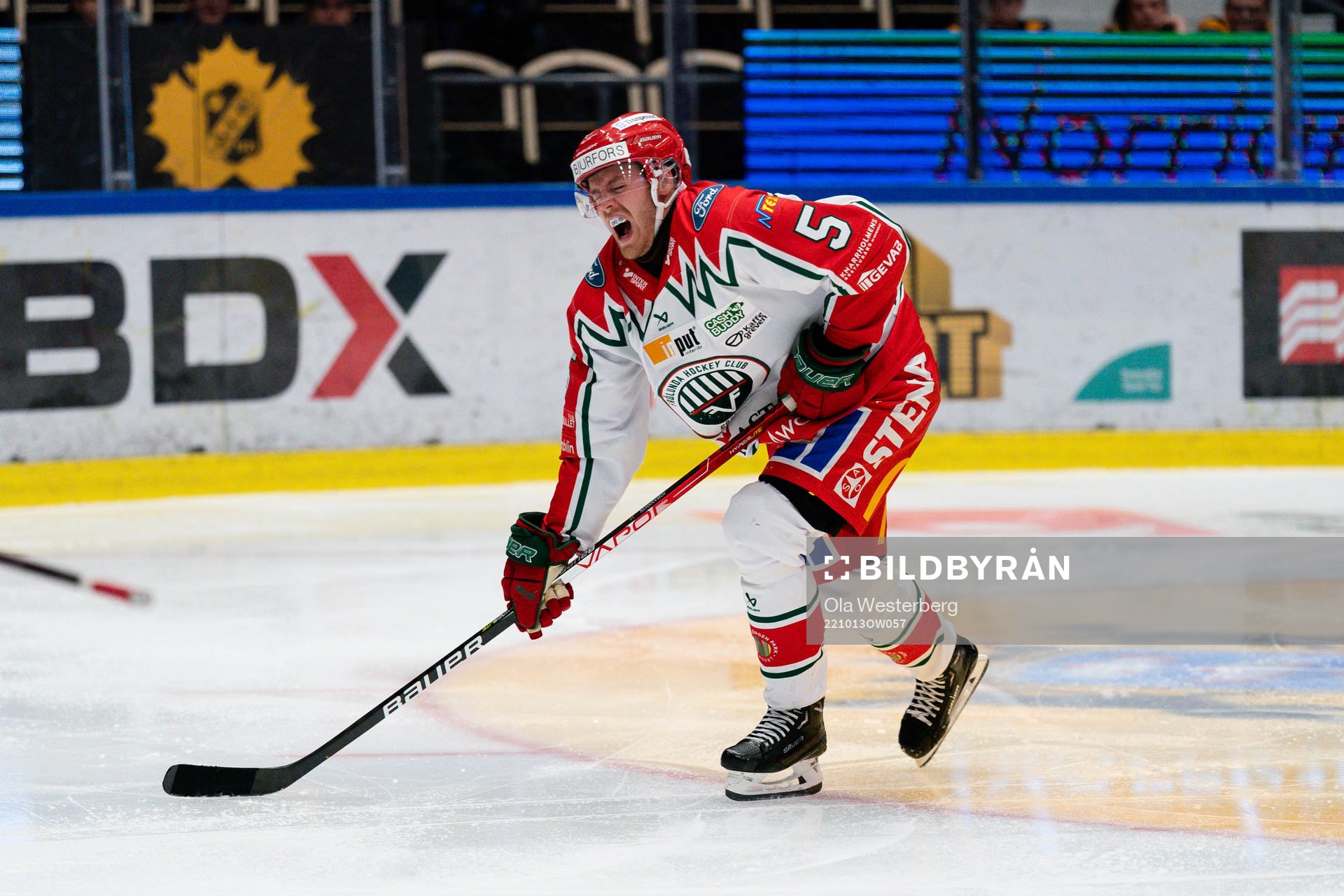Frölundas Filip Johansson skadade sig