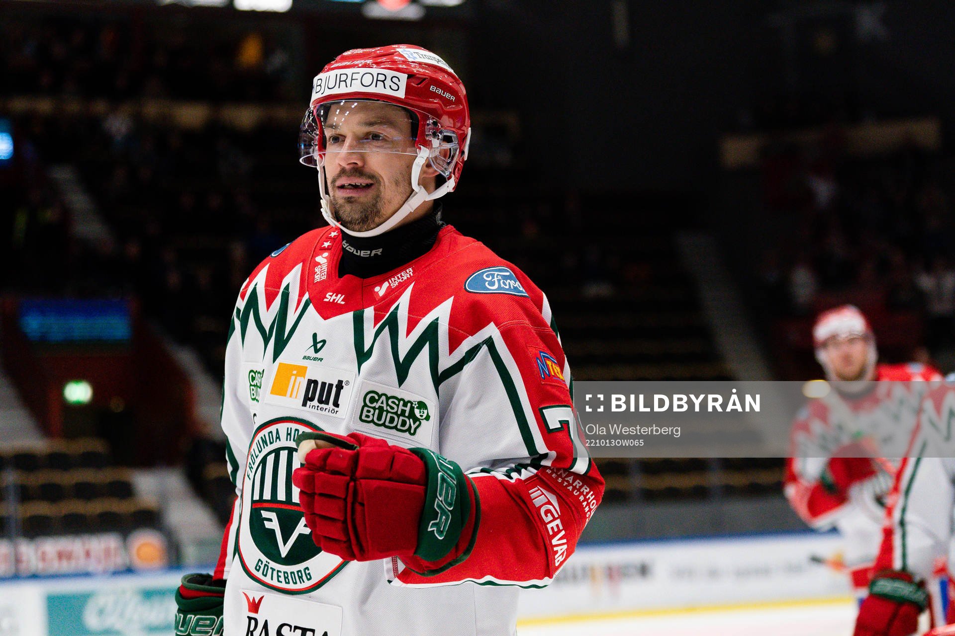 Frölundas Patrik Carlsson jublar