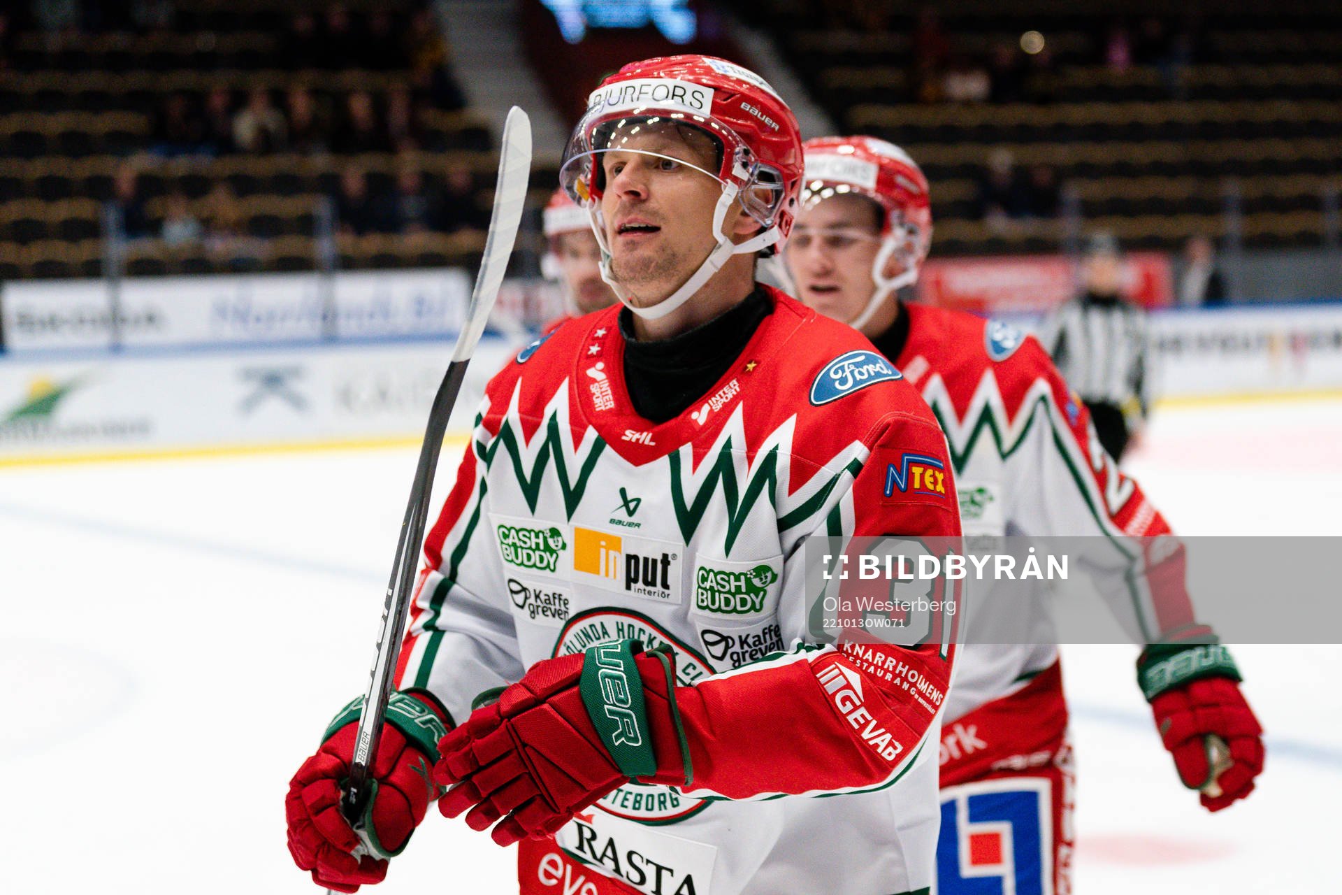 Frölundas Nicklas Lasu jublar