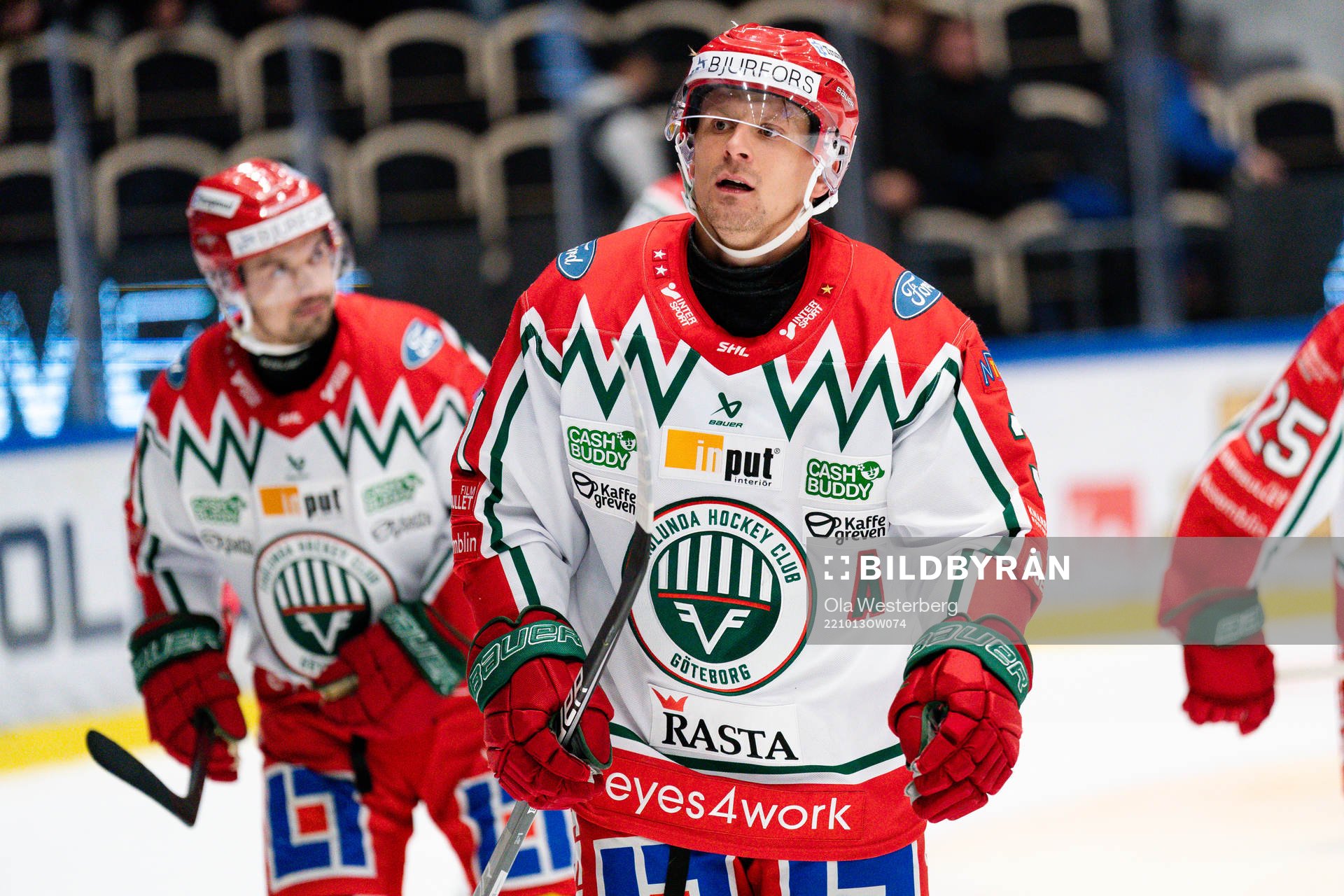 Frölundas Nicklas Lasu jublar