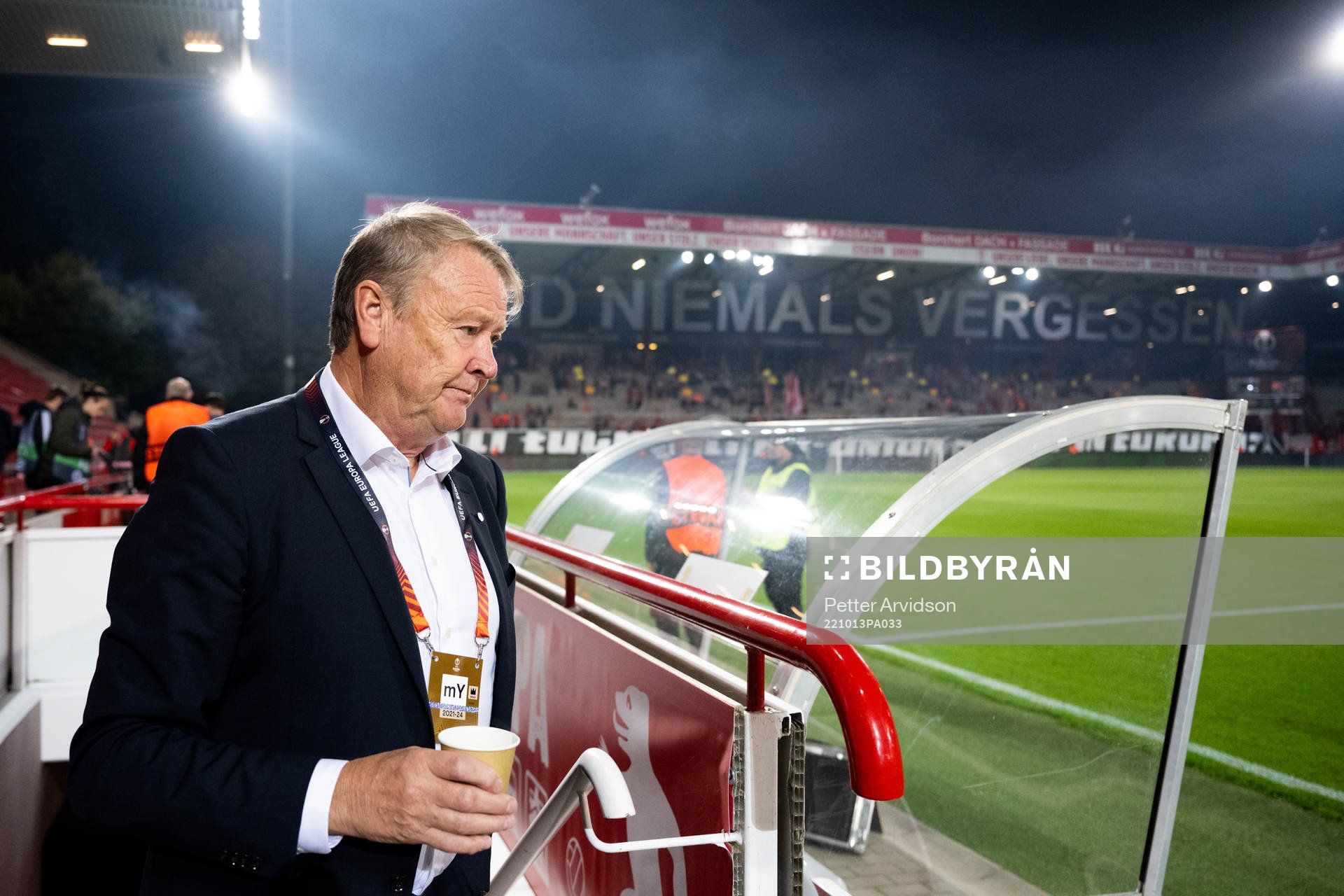 Head coach Åge Hareide of Malmö FF