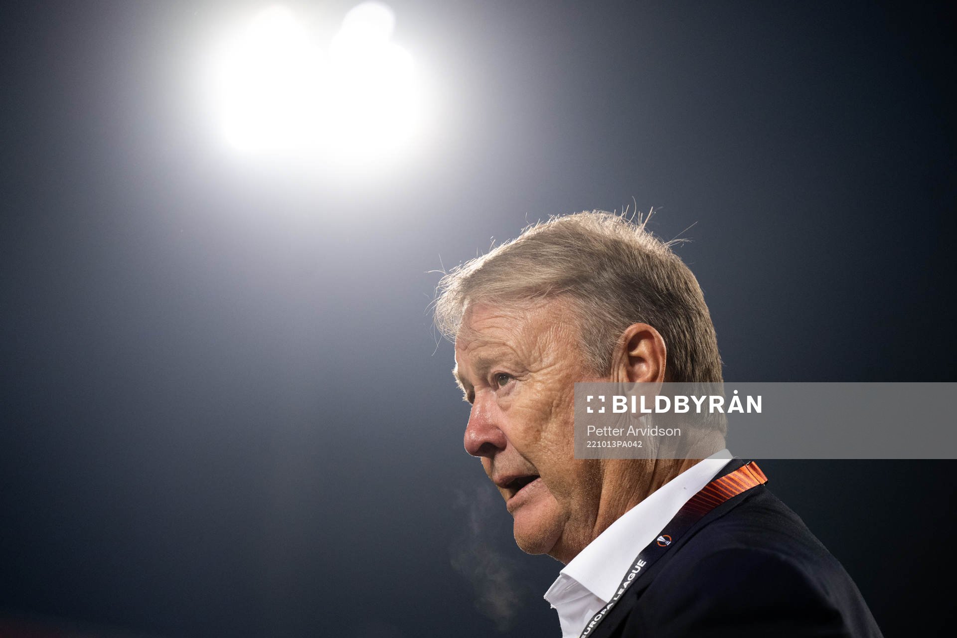 Head coach Åge Hareide of Malmö FF
