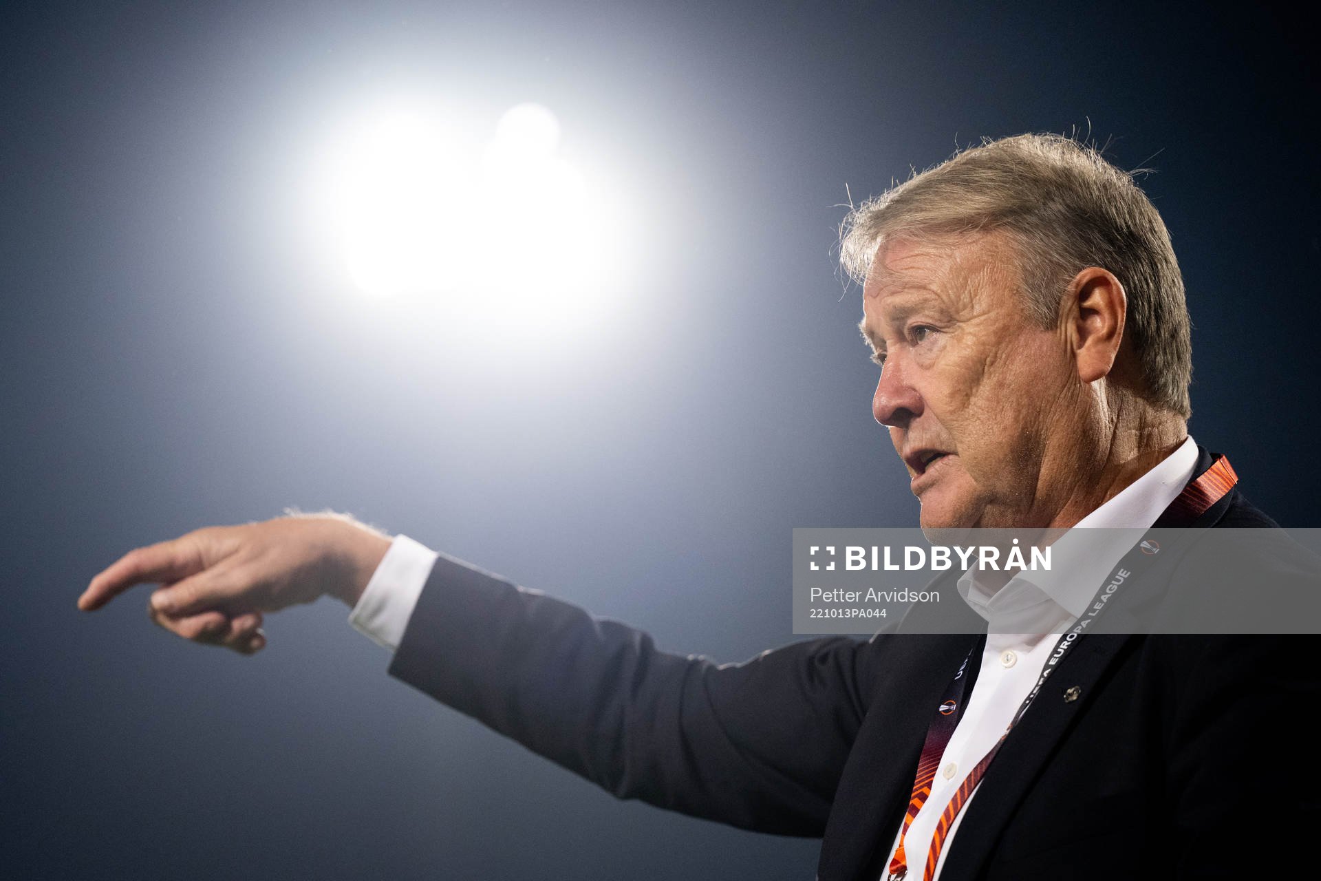 Head coach Åge Hareide of Malmö FF