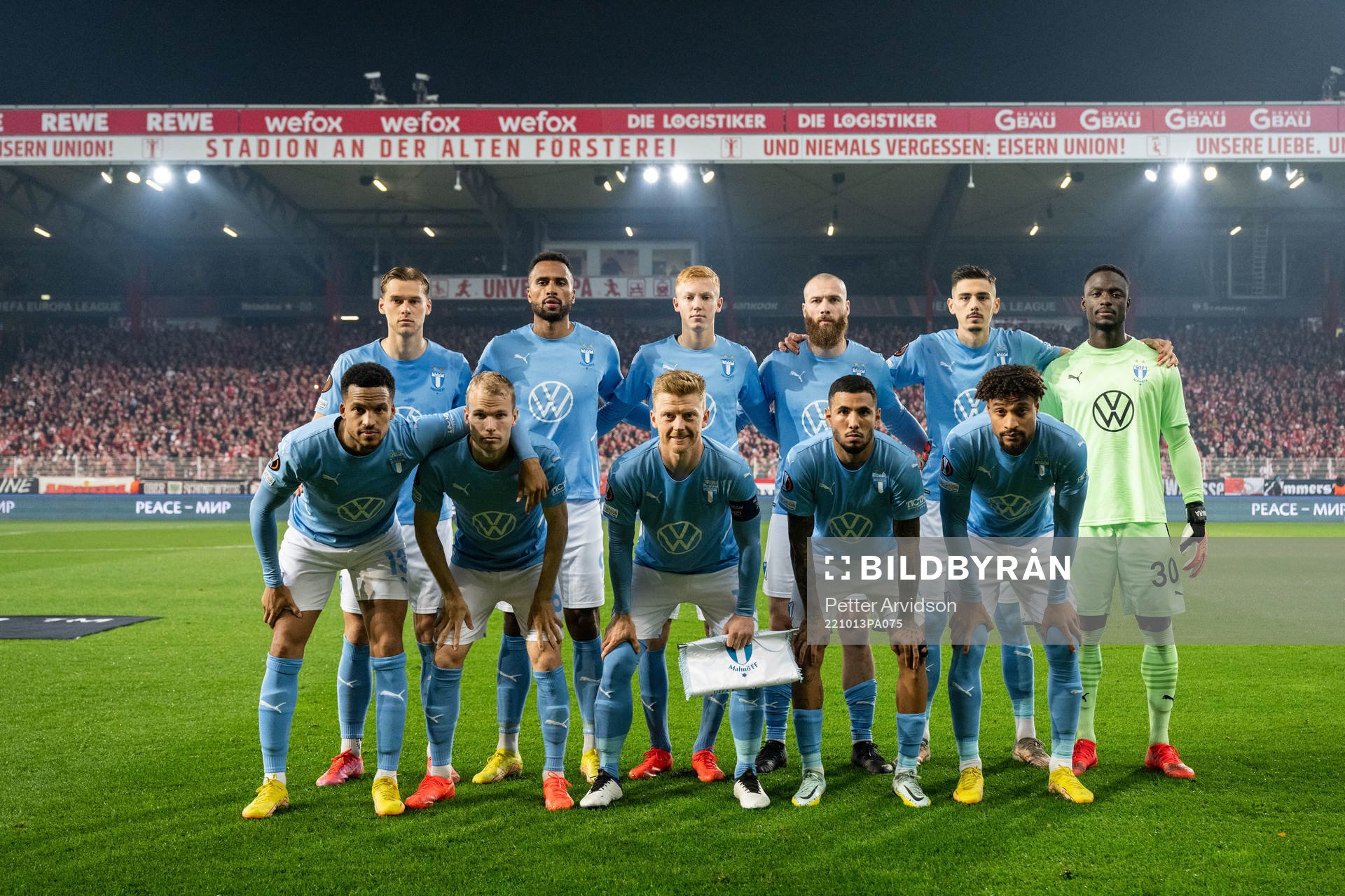 The starting eleven of Malmö FF
