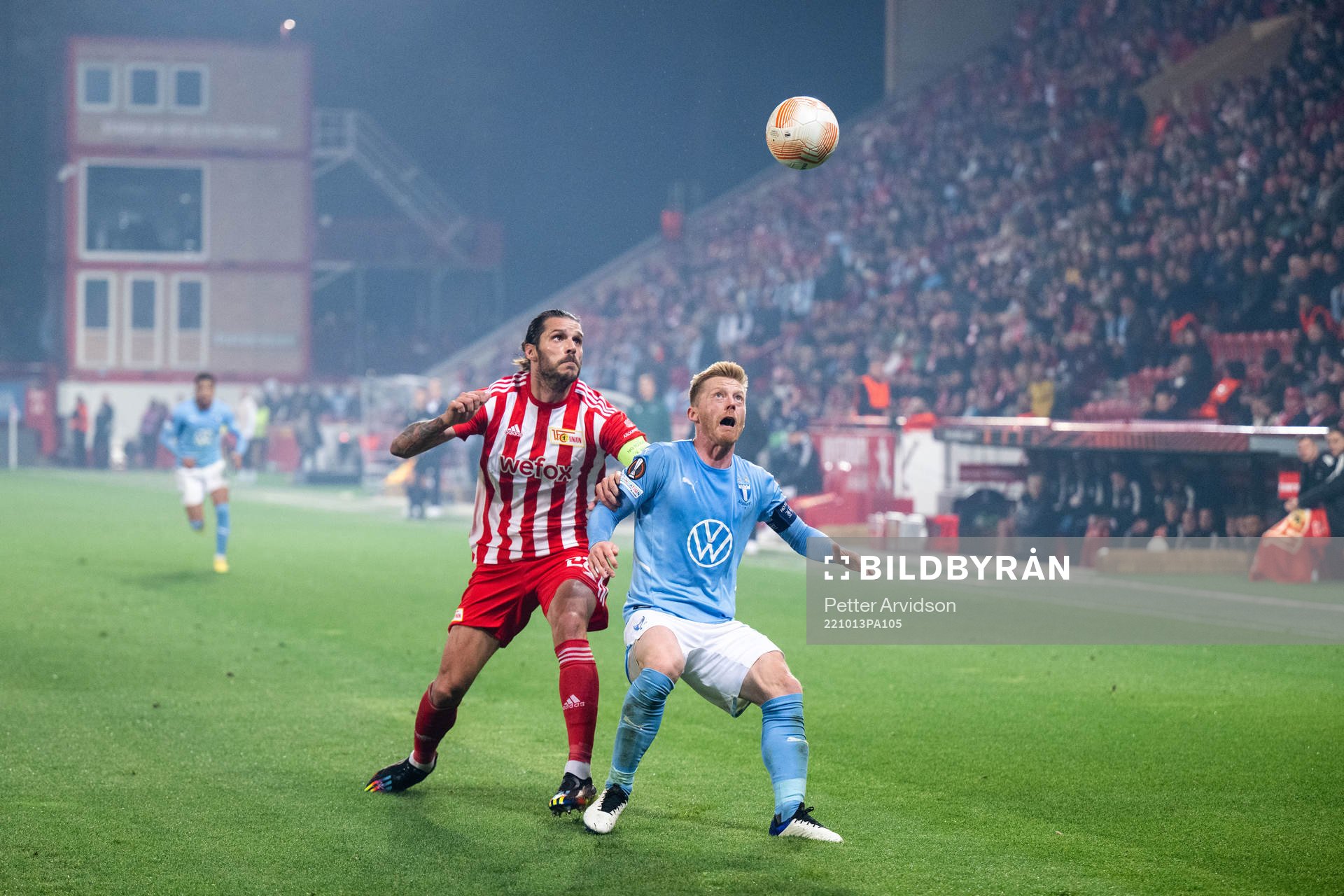 Christopher Trimmel of Union Berlin and Anders Christiansen