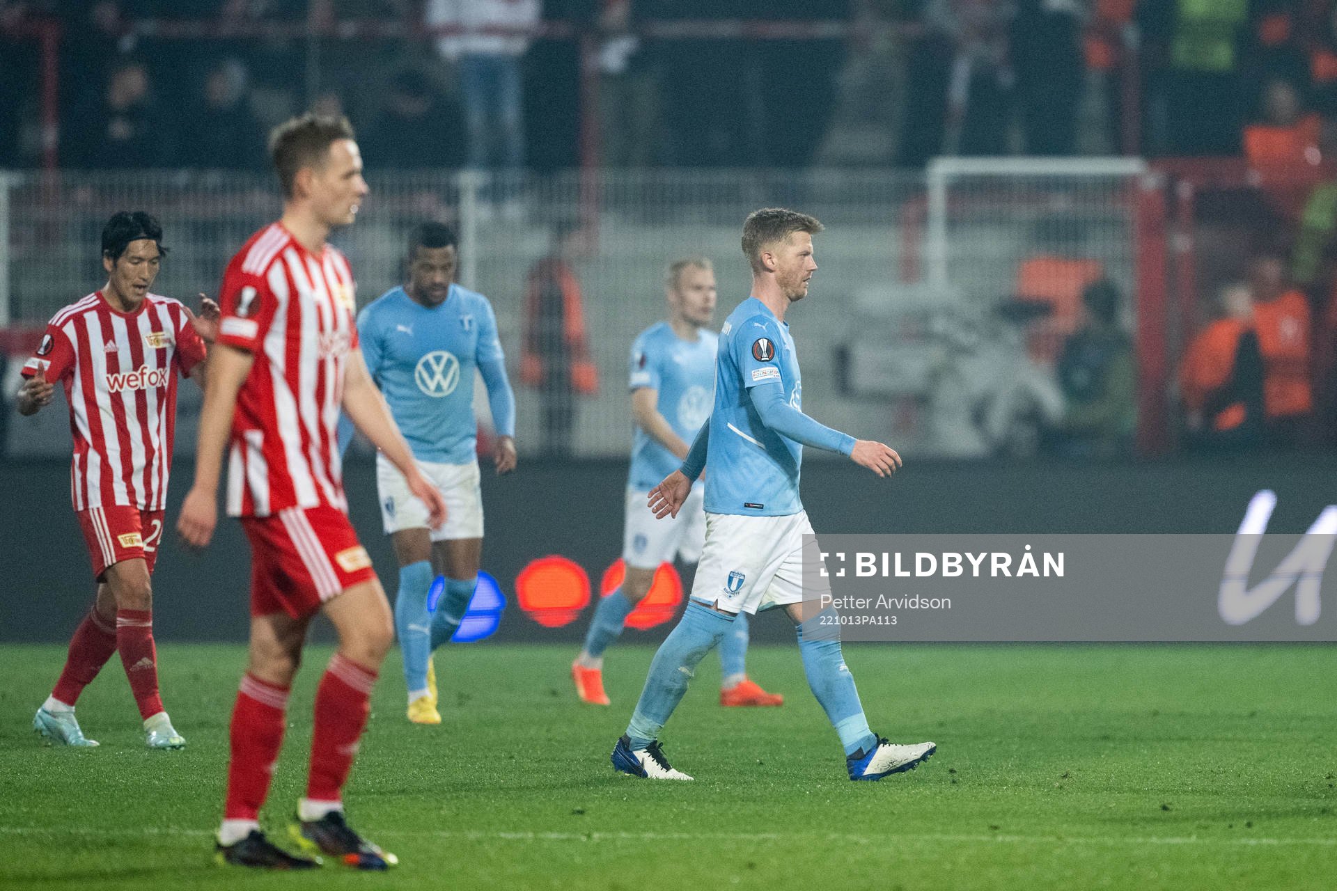Anders Christiansen of Malmö FF looks dejected