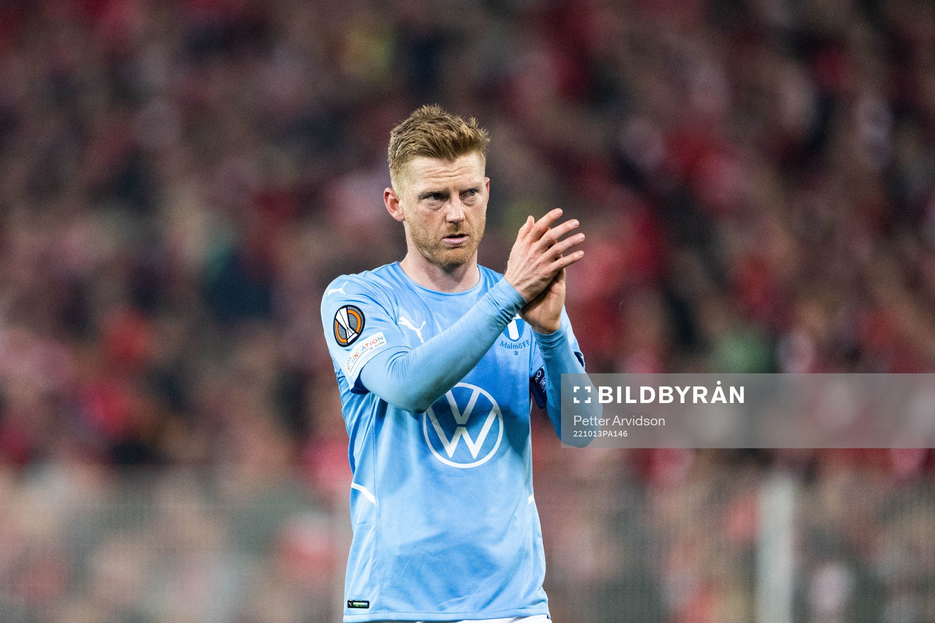 Anders Christiansen of Malmö FF looks dejected
