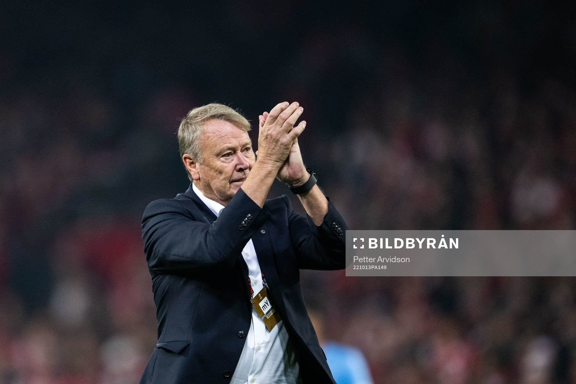 Head coach Åge Hareide of Malmö FF
