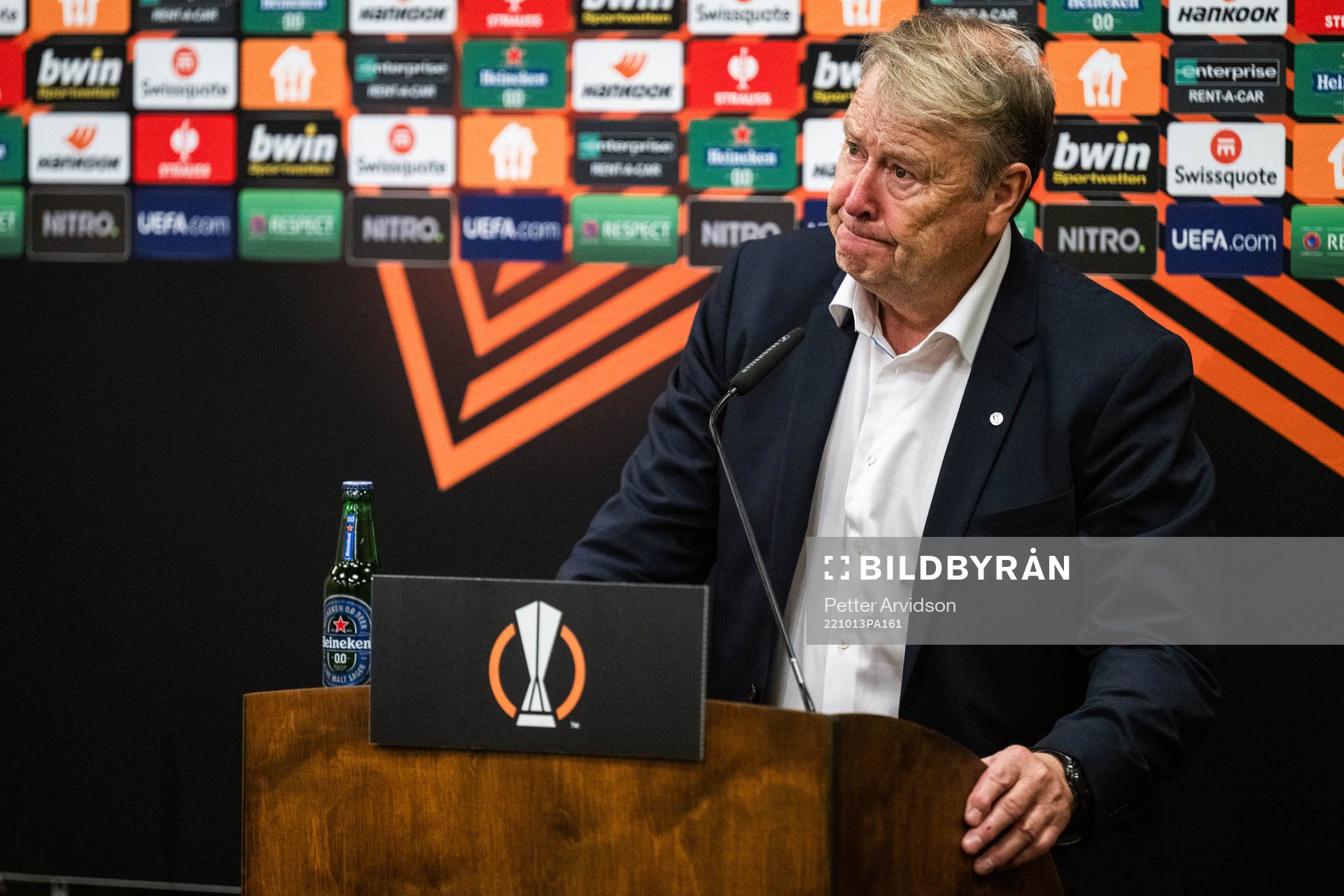 Head coach Åge Hareide of Malmö FF