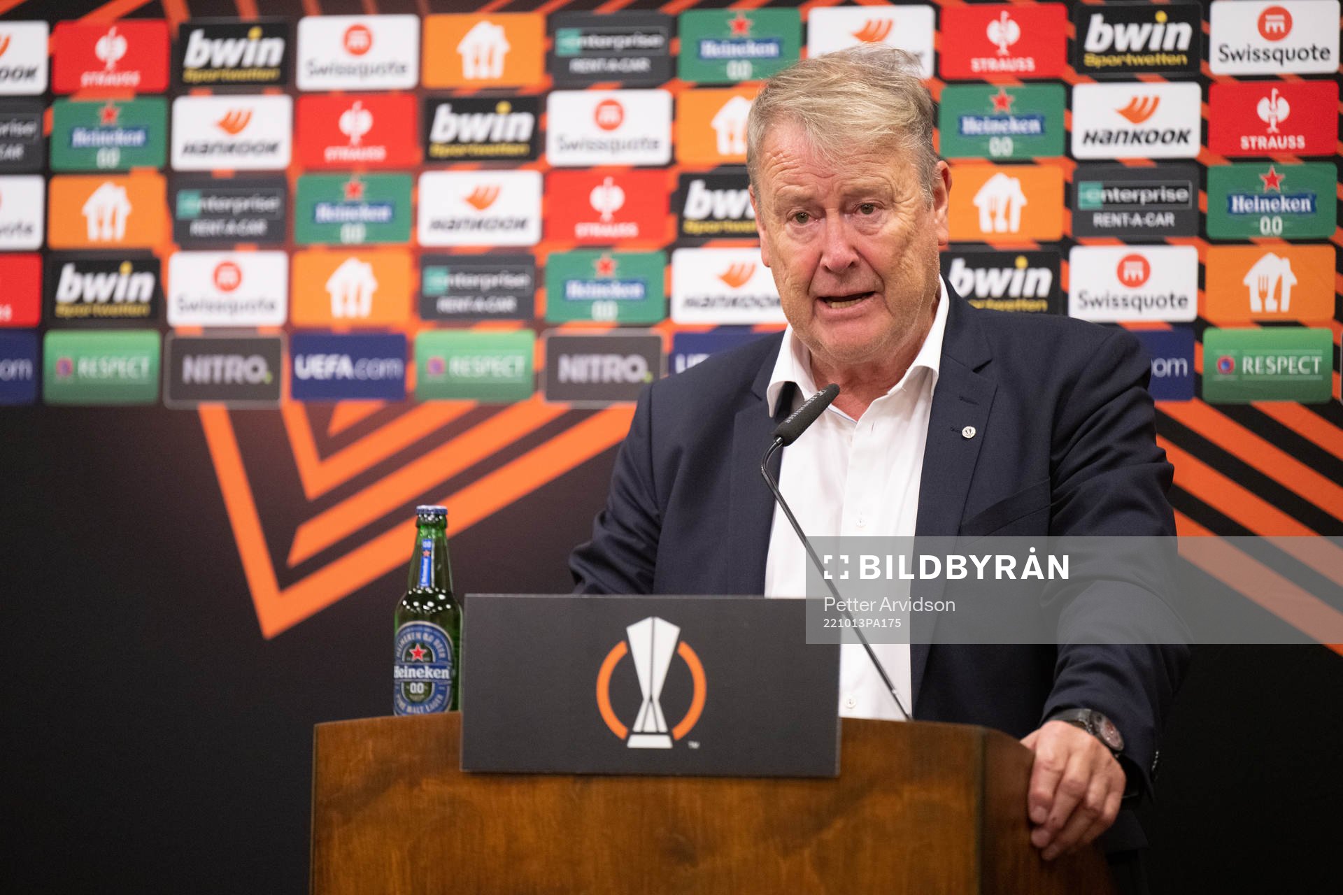Head coach Åge Hareide of Malmö FF