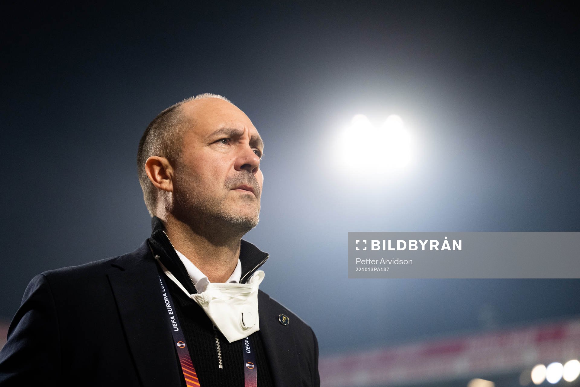 Peter Narbe, head of security of Malmö FF