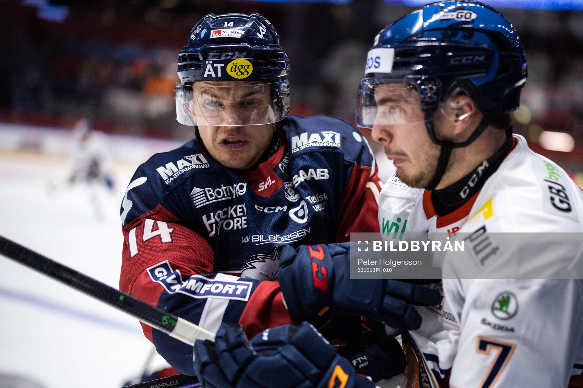 Linköpings  Arvid Costmar och Växjös Hardy Häman Aktell