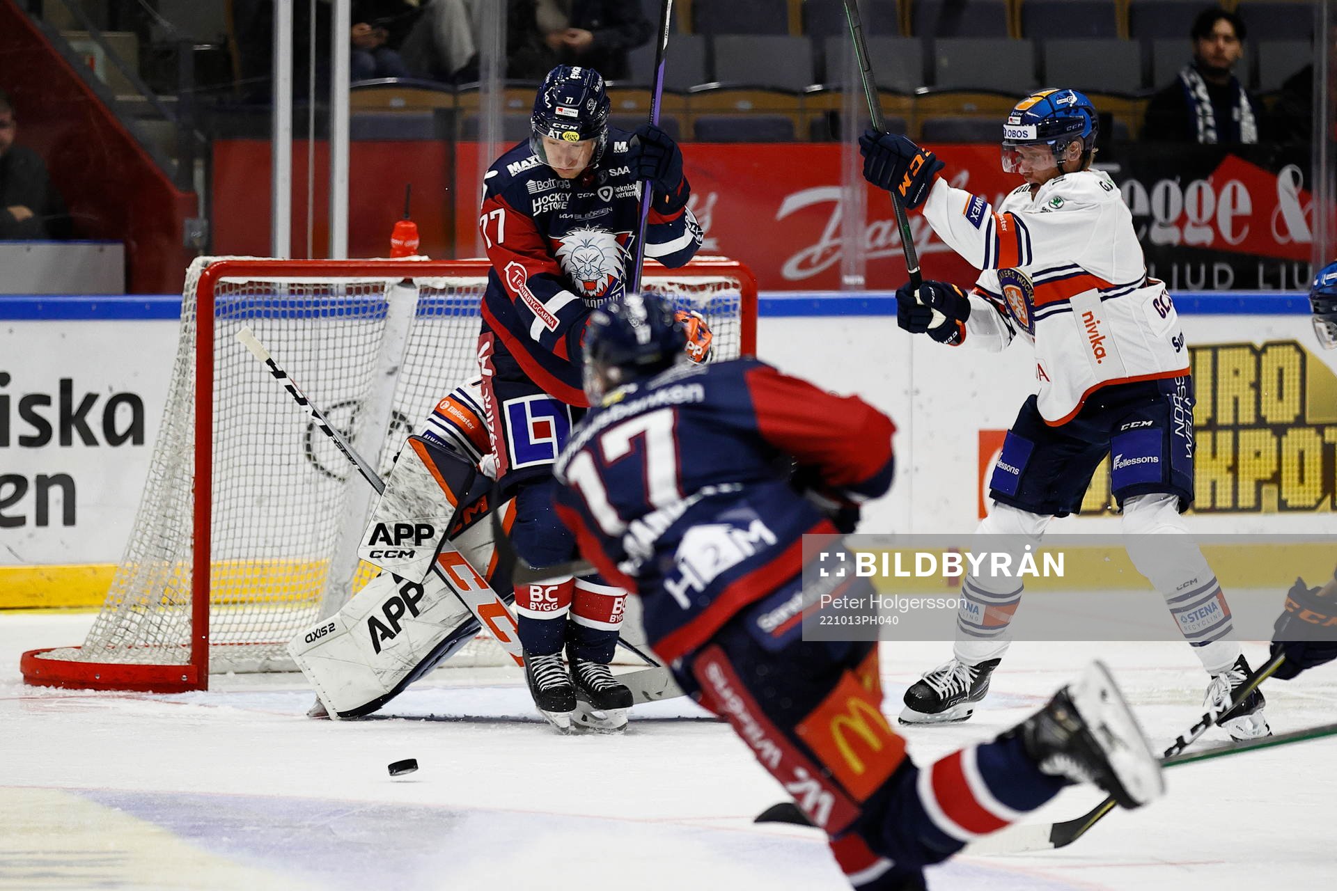 Mål 1-1 av Linköpings Sebastian Strandberg