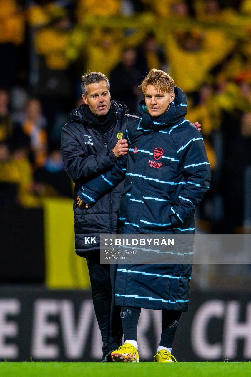 Kjetil Knutsen, head coach of Bodø/Glimt, and Martin