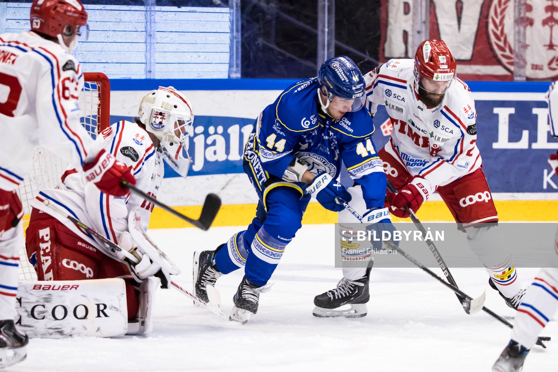 Leksands Carter Ashton och tränare Anders Karlsson