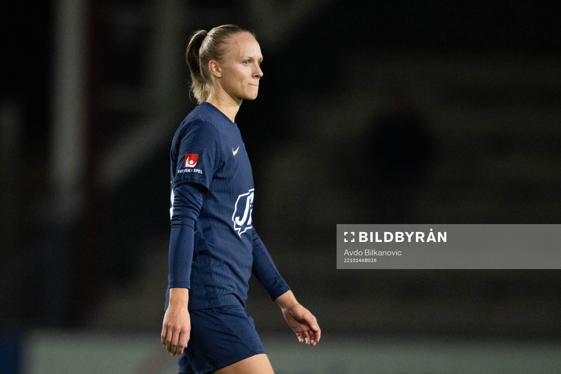 Eskilstuna Uniteds Emma Östlund deppar