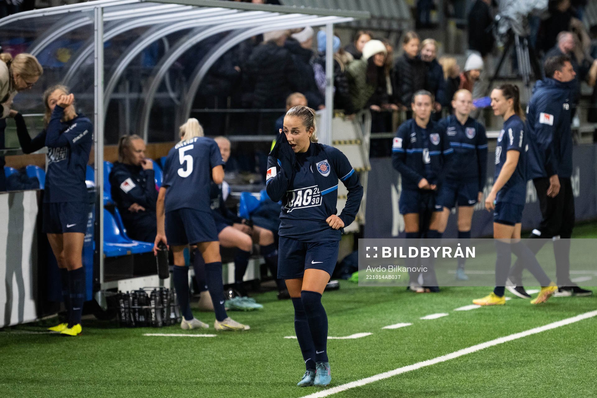 Eskilstuna Uniteds Mia Jalkerud deppar
