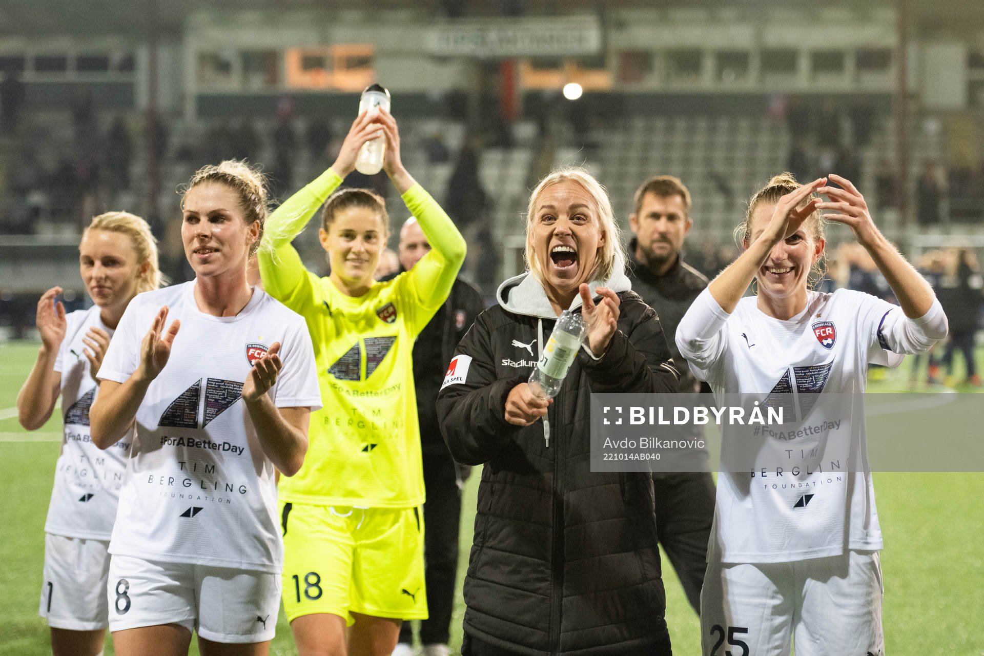 FC Rosengårds Caroline Seger jublar