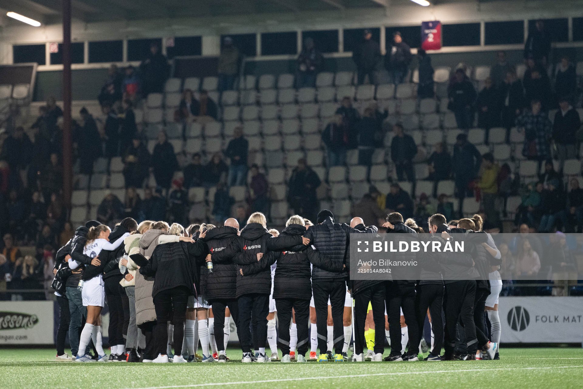 FC Rosengårds spelare efterslutsignaeln