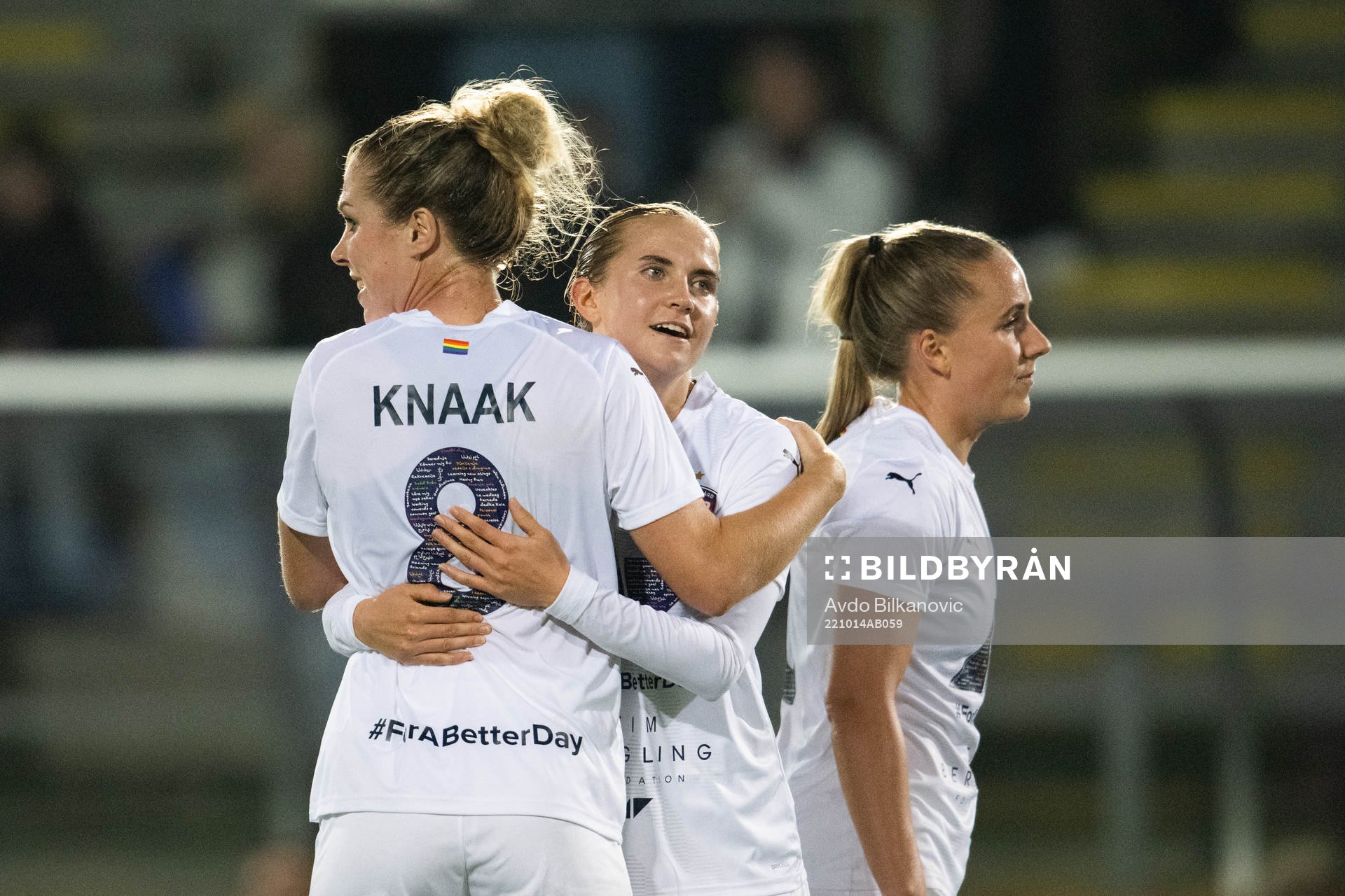 FC Rosengårds Rebecca Knaak och Ria Noora Minerva Öling