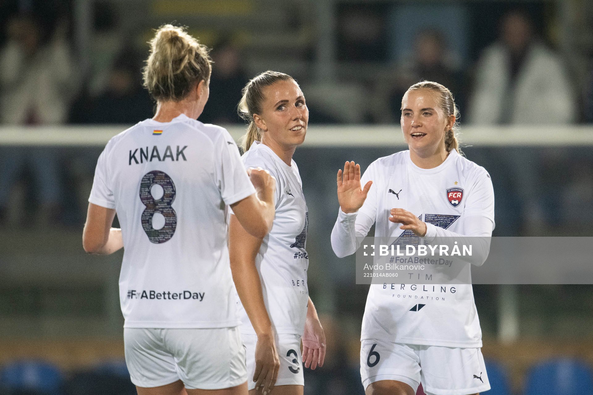 FC Rosengårds Rebecca Knaak och Ria Noora Minerva Öling