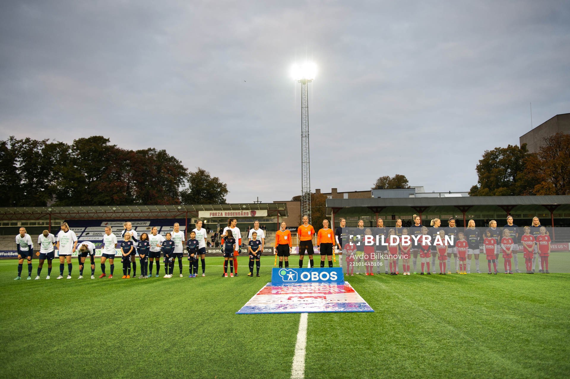 FC Rosengårds och Eskilstuna Uniteds spelare