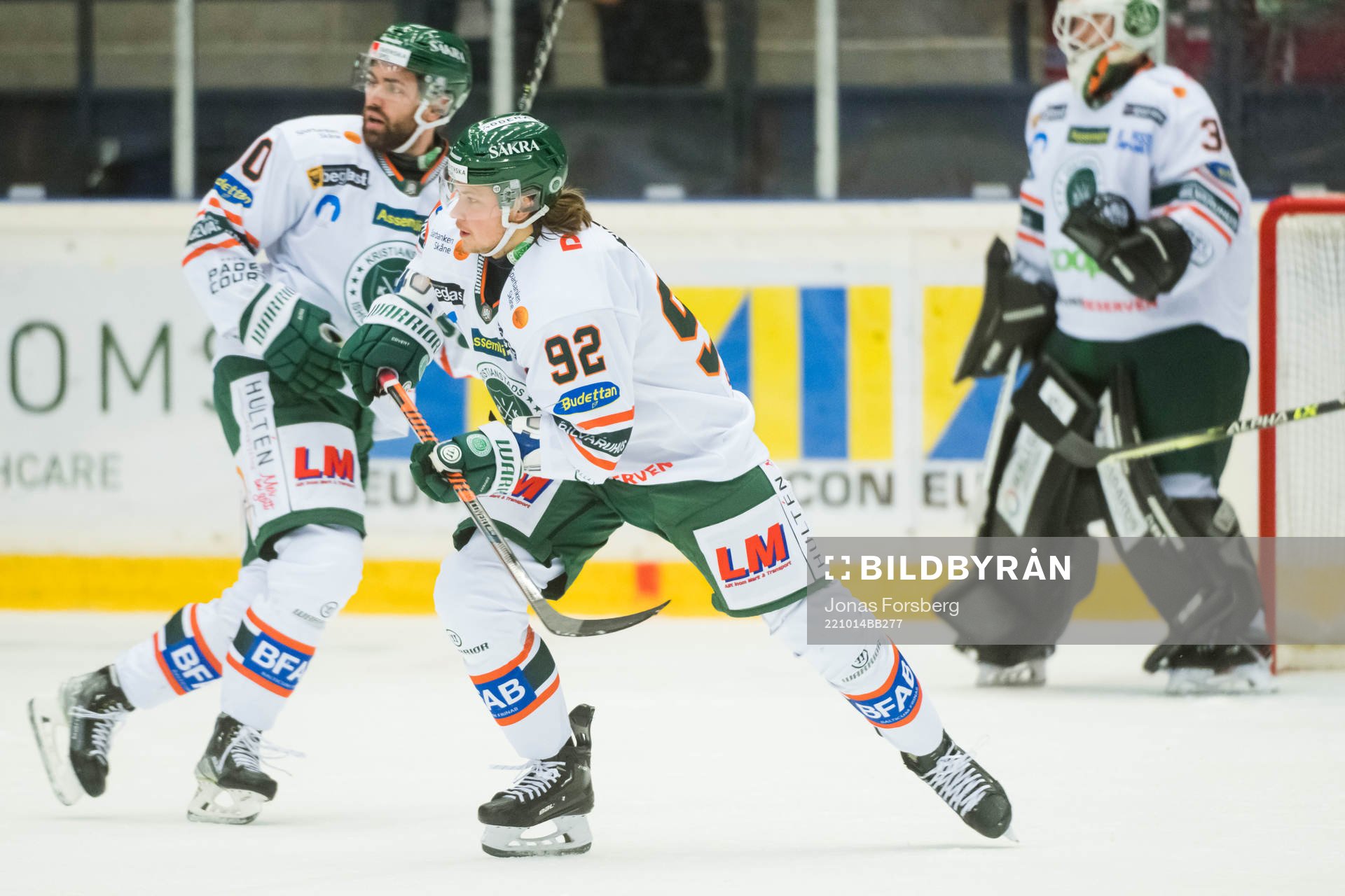 Kristianstads Dennis Svensson med Rikard Olsen