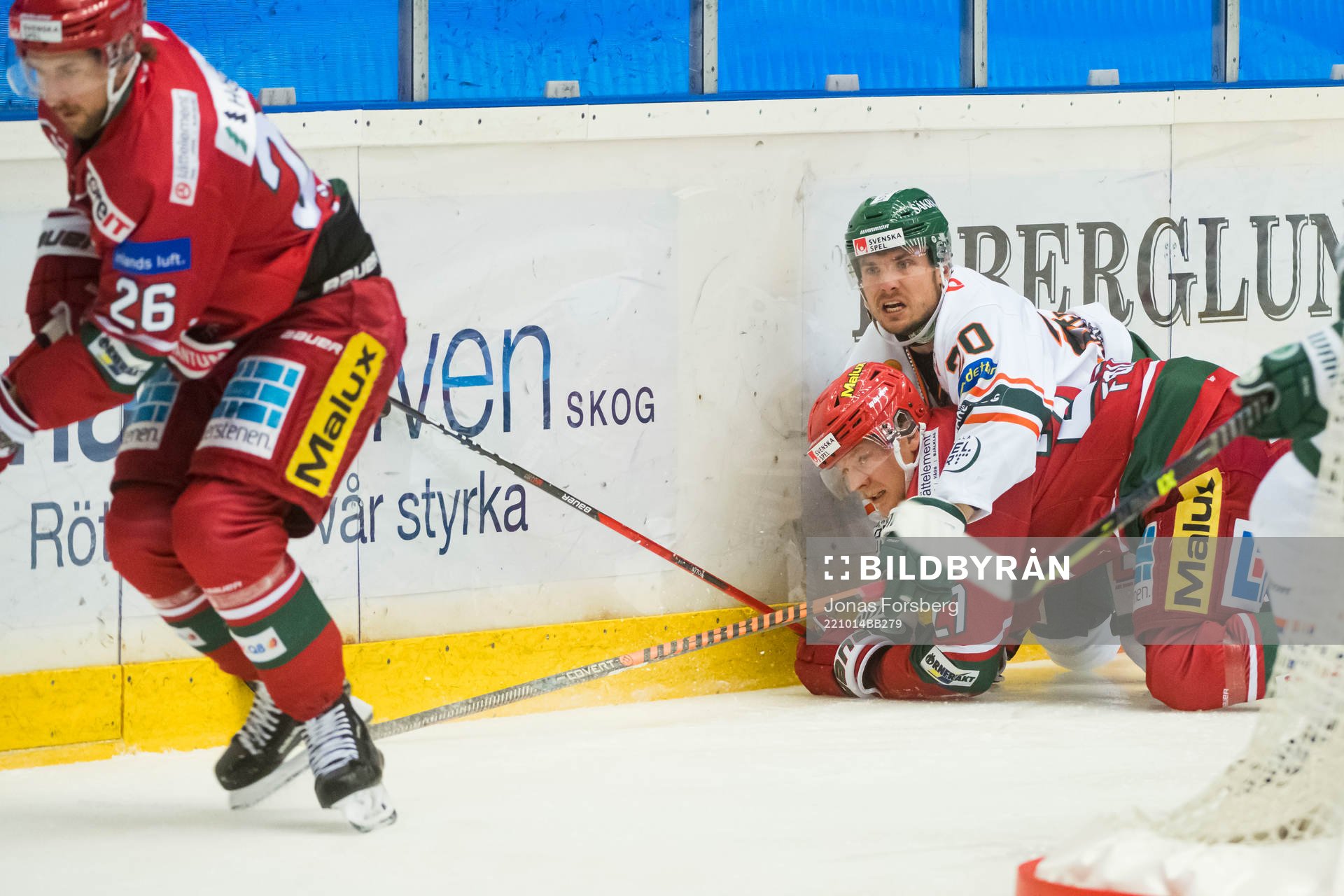 Kristianstads Pontus Netterberg och Modos Niklas Folin