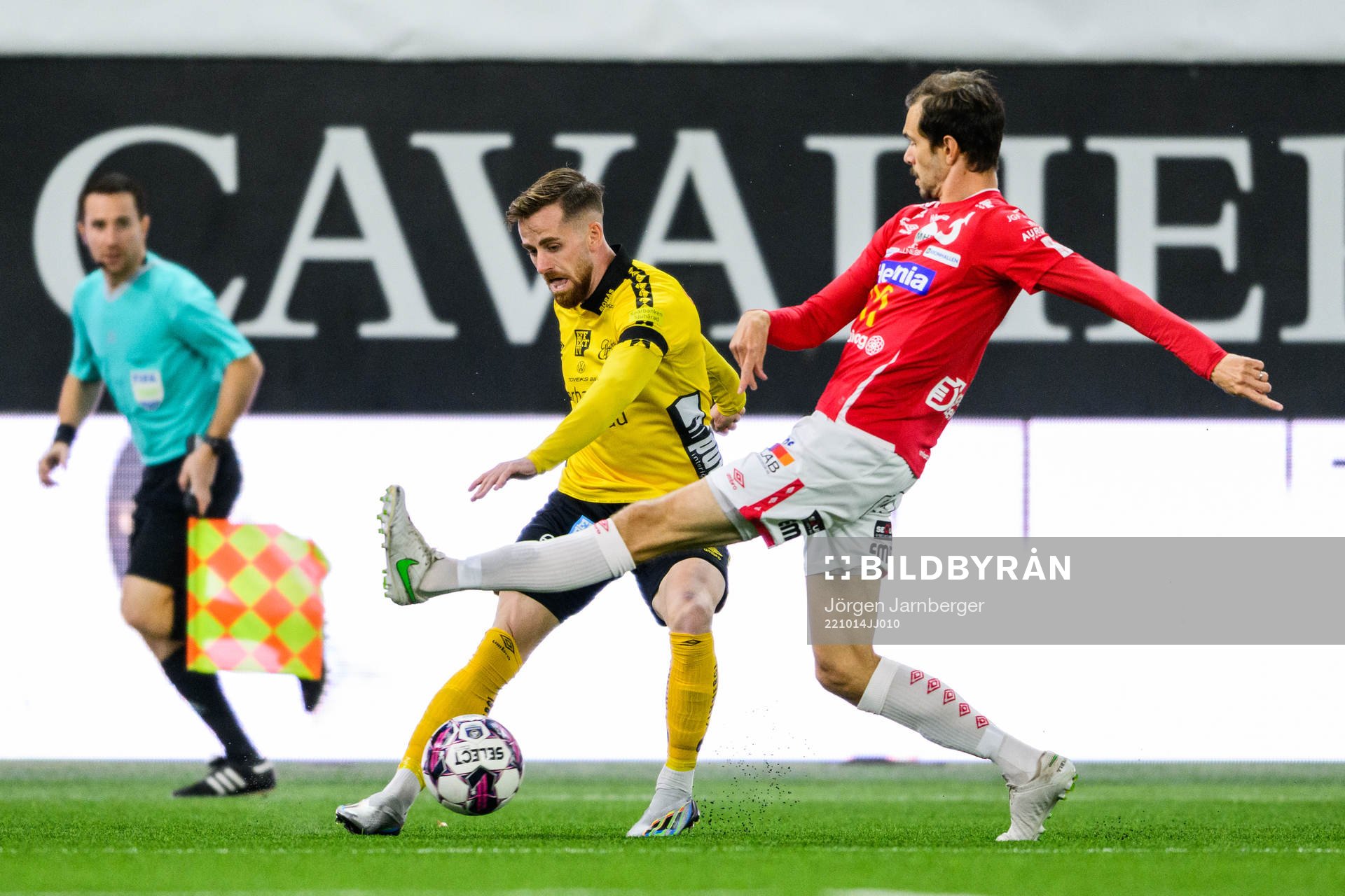 Elfsborgs Rasmus Alm och Degerfors Sebastian Ohlsson