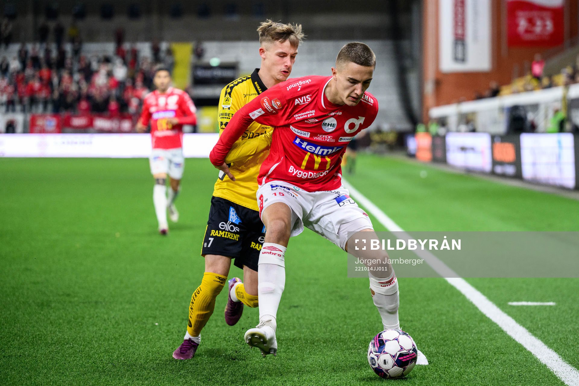 Elfsborgs Jacob Ondrejka och Degerfors Gustaf Lagerbielke
