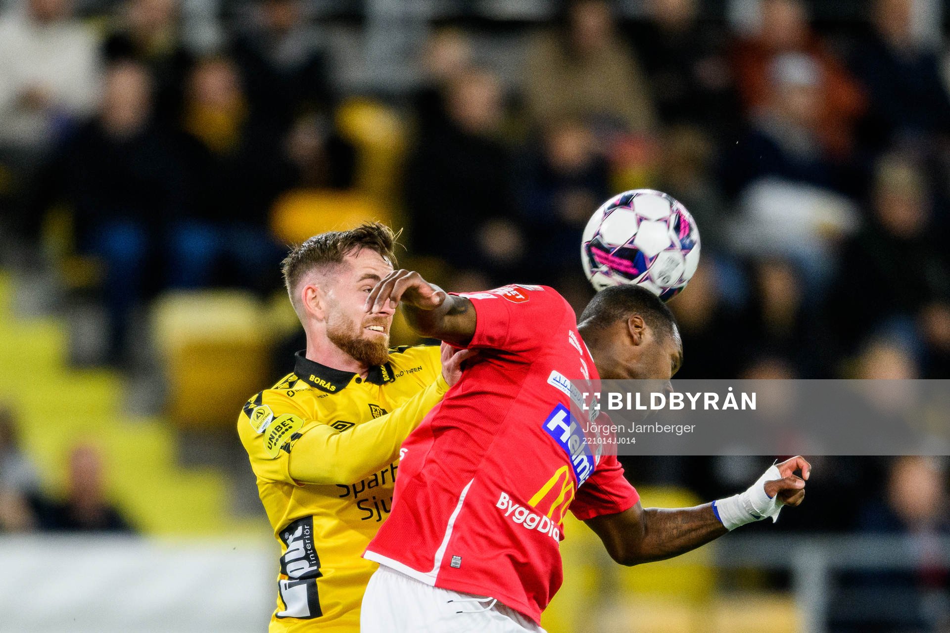 Elfsborgs Rasmus Alm och Degerfors Joseph - Claude Agyeman