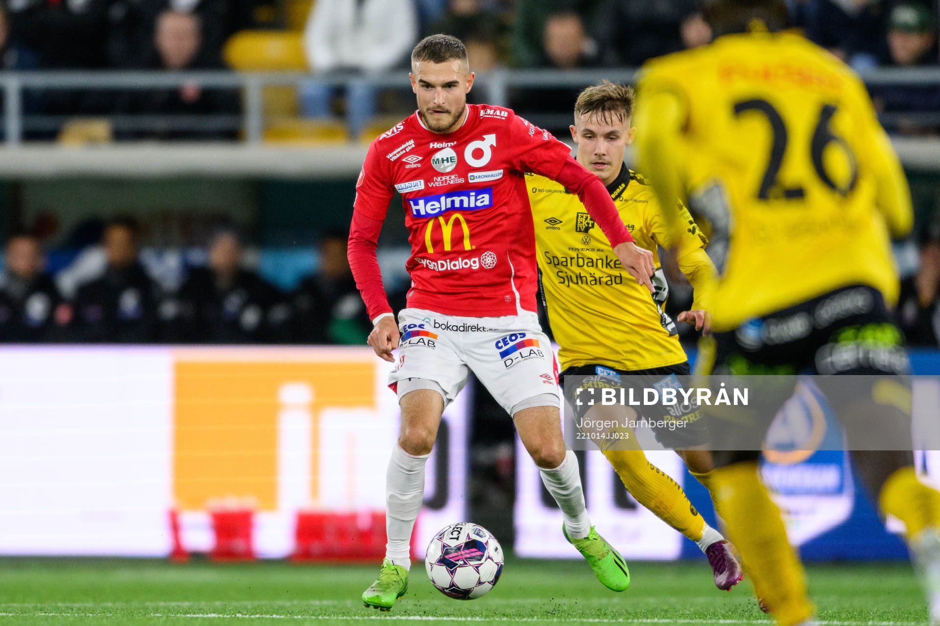 Degerfors Christos Gravius och Elfsborgs Jacob Ondrejka